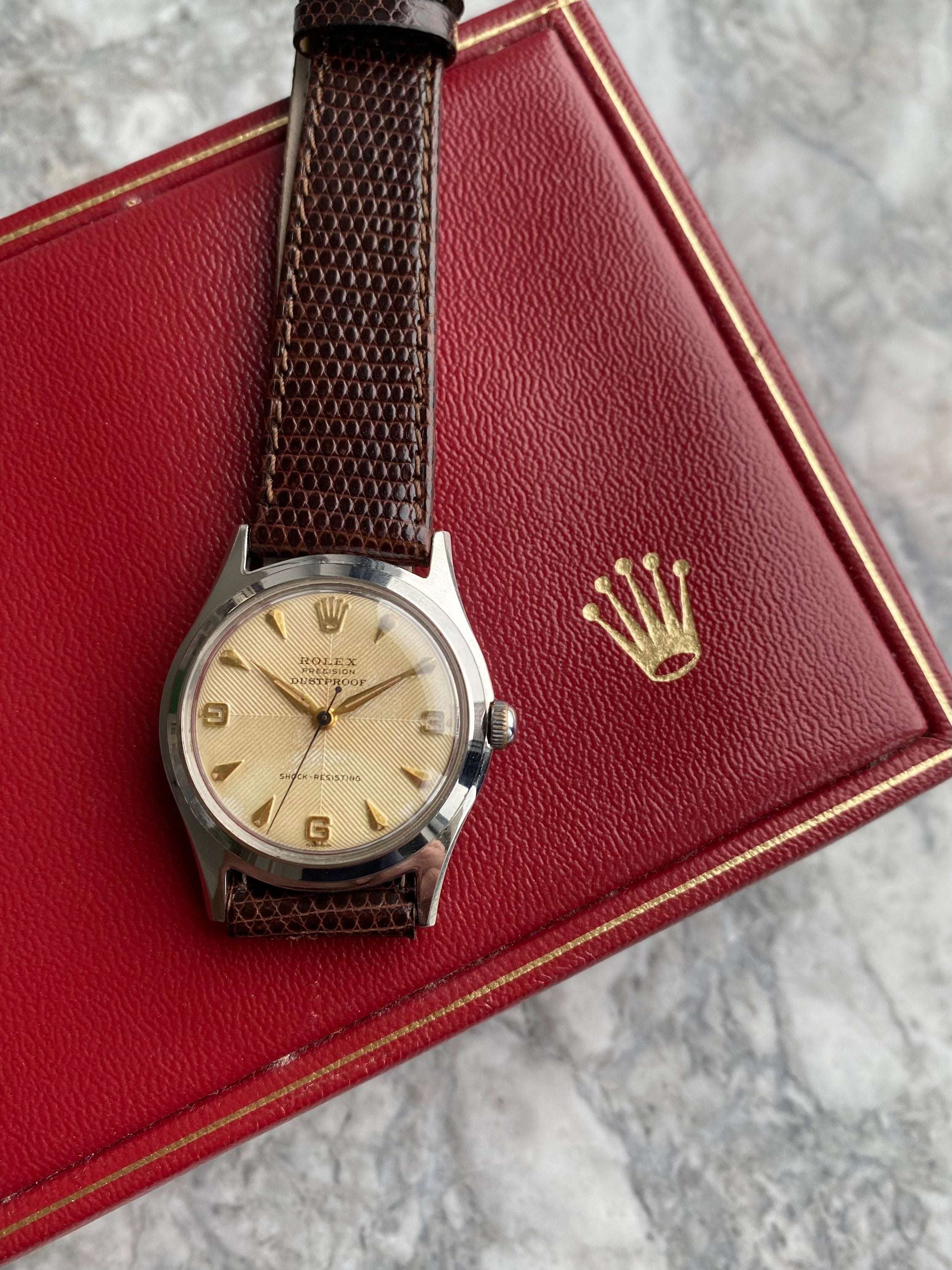 Rolex Precision “Dustproof” - Chevron Dial.