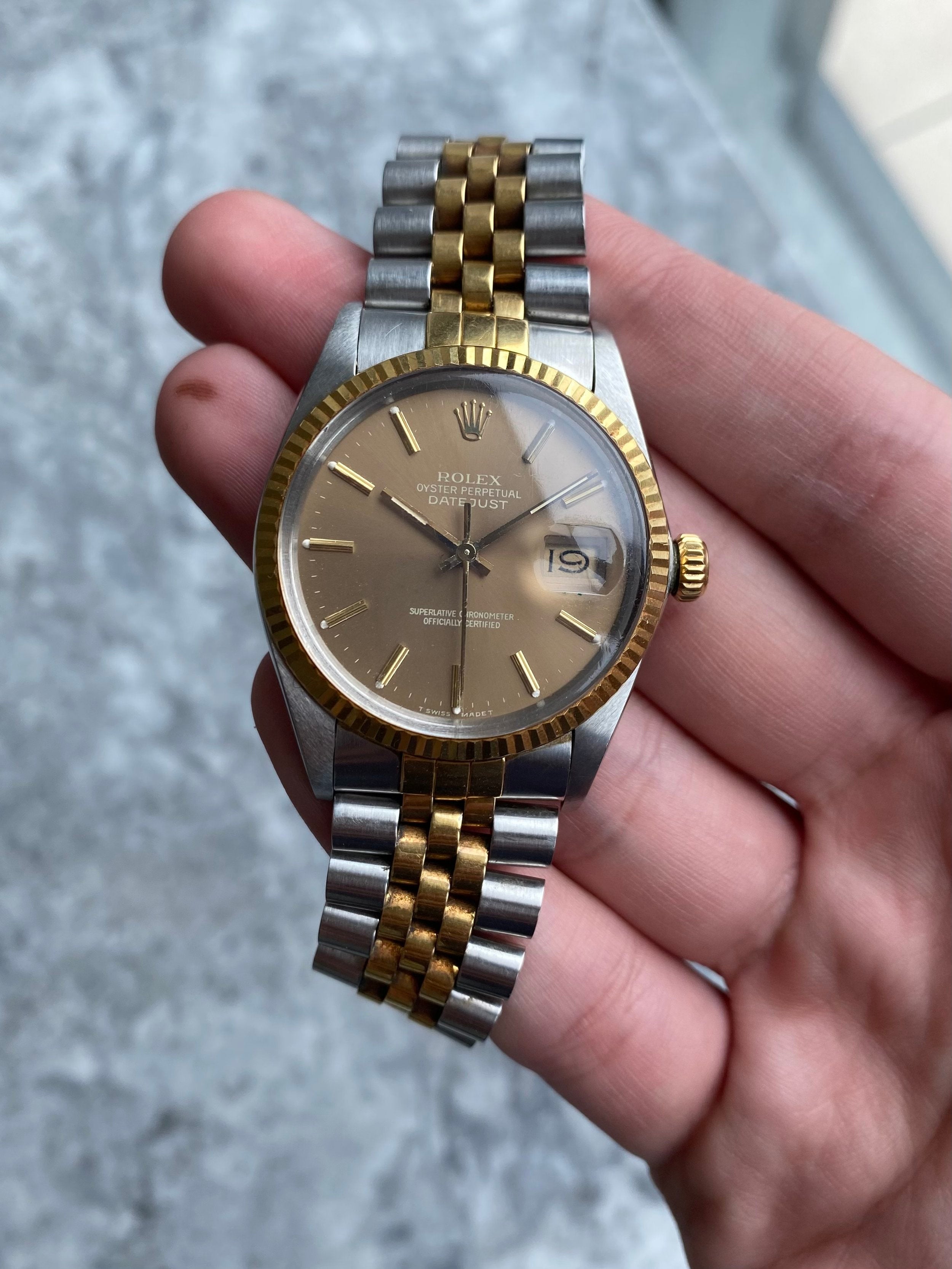 Rolex Datejust 16013 - Box and Papers.