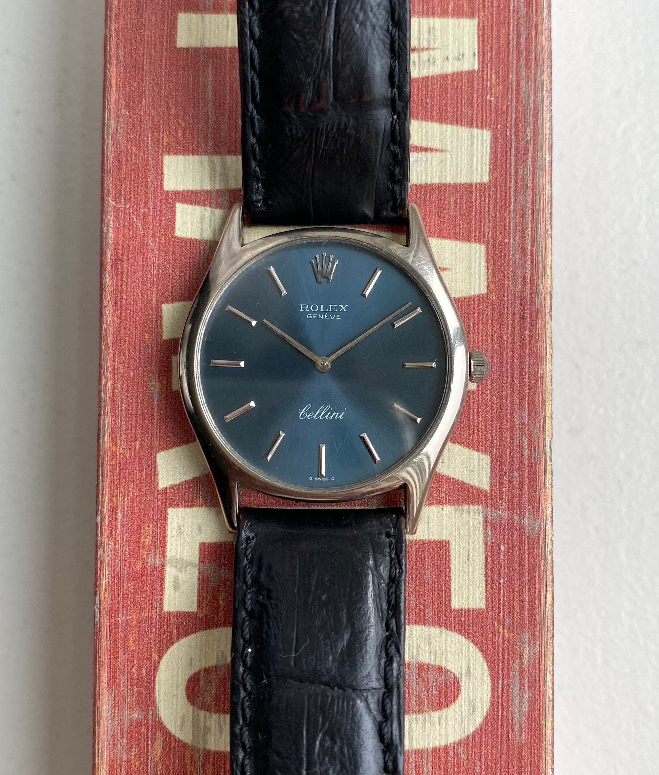 Rolex Cellini — Blue Dial