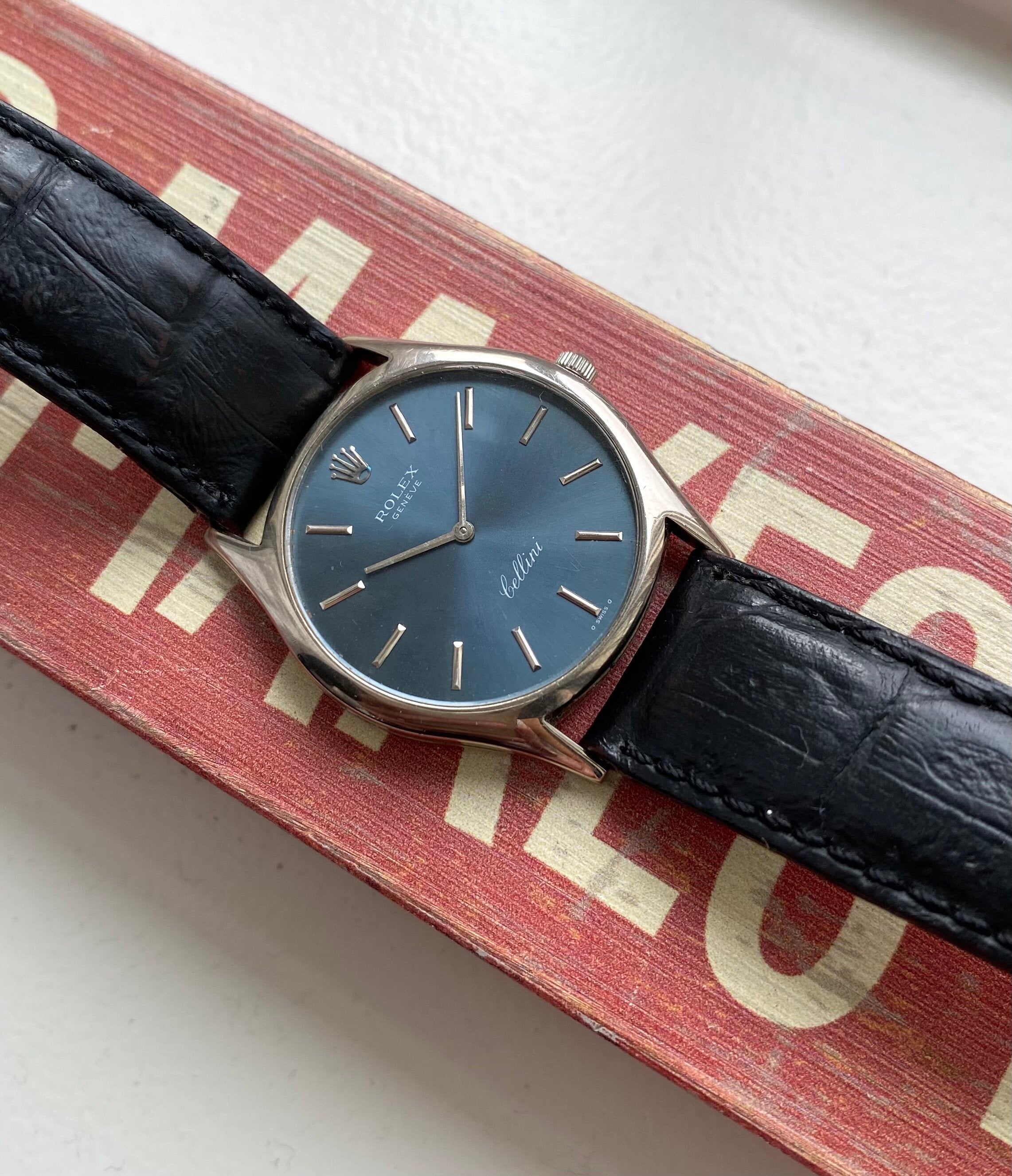 Rolex Cellini — Blue Dial