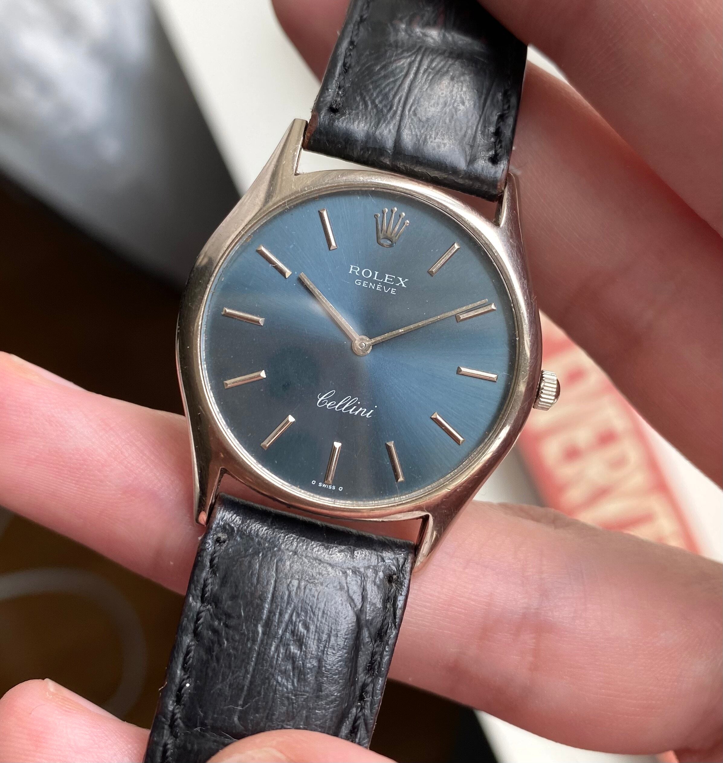 Rolex Cellini — Blue Dial