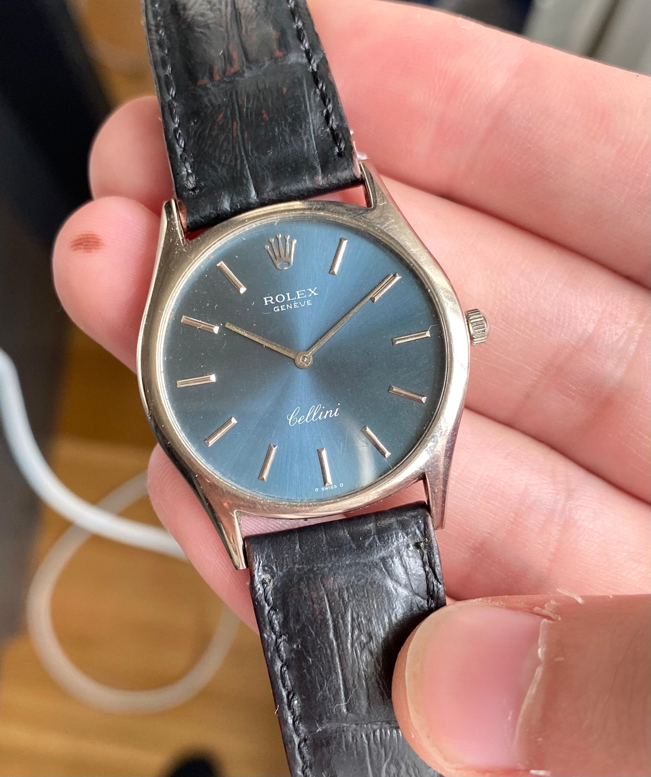 Rolex Cellini — Blue Dial