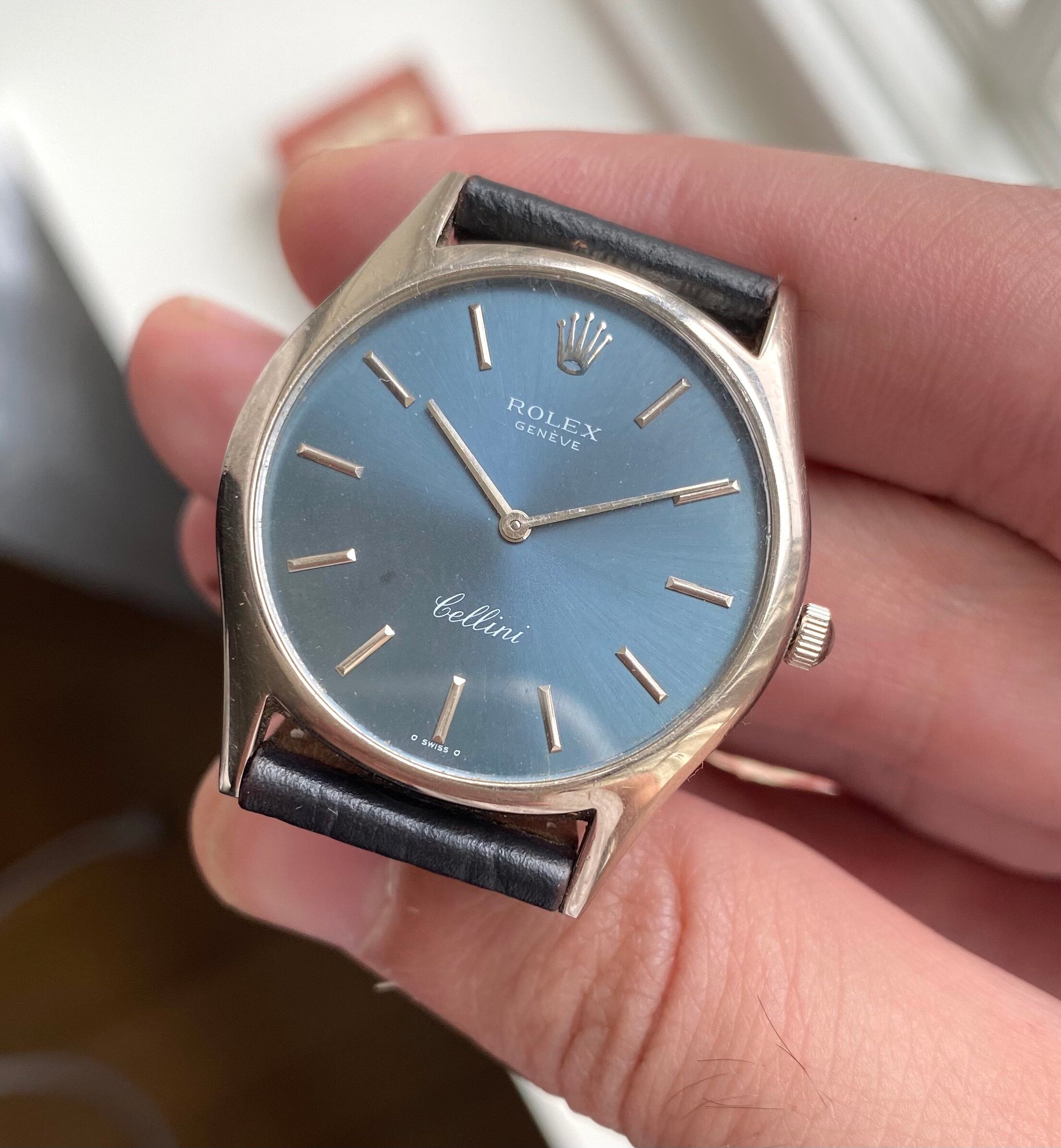 Rolex Cellini — Blue Dial