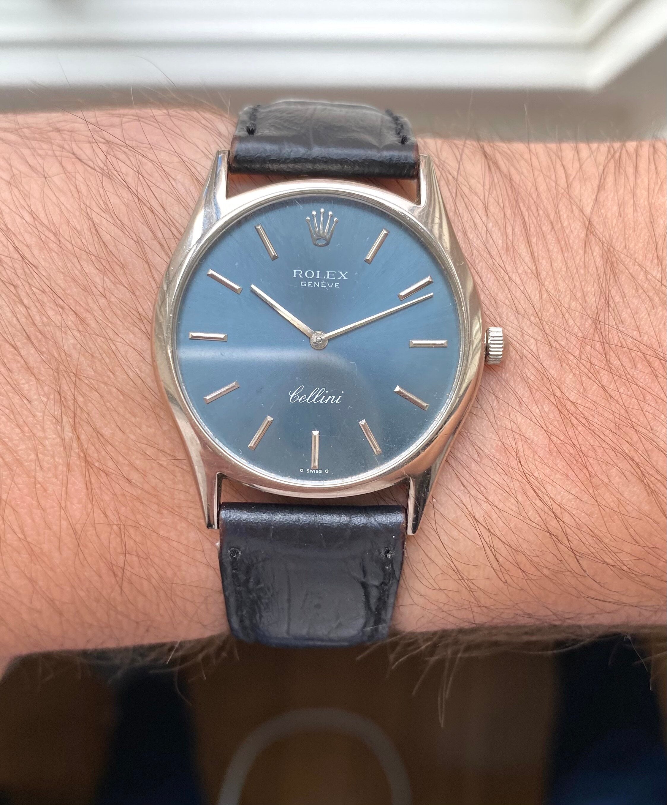 Rolex Cellini — Blue Dial