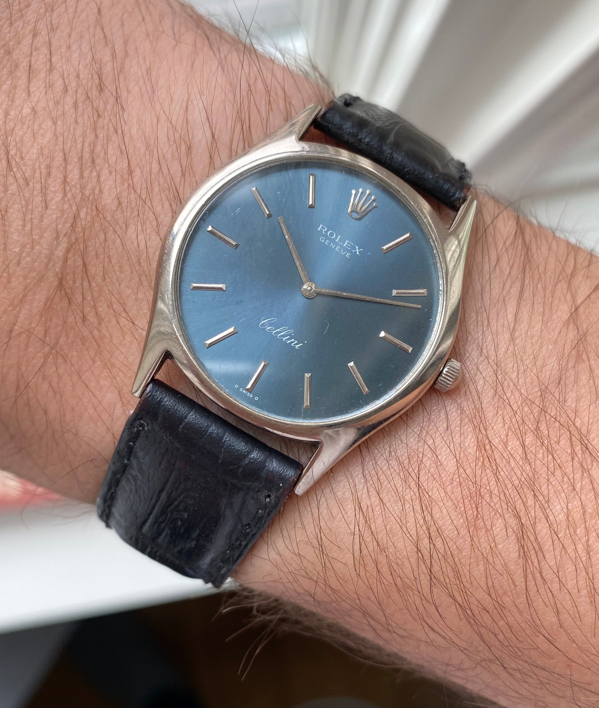 Rolex Cellini — Blue Dial