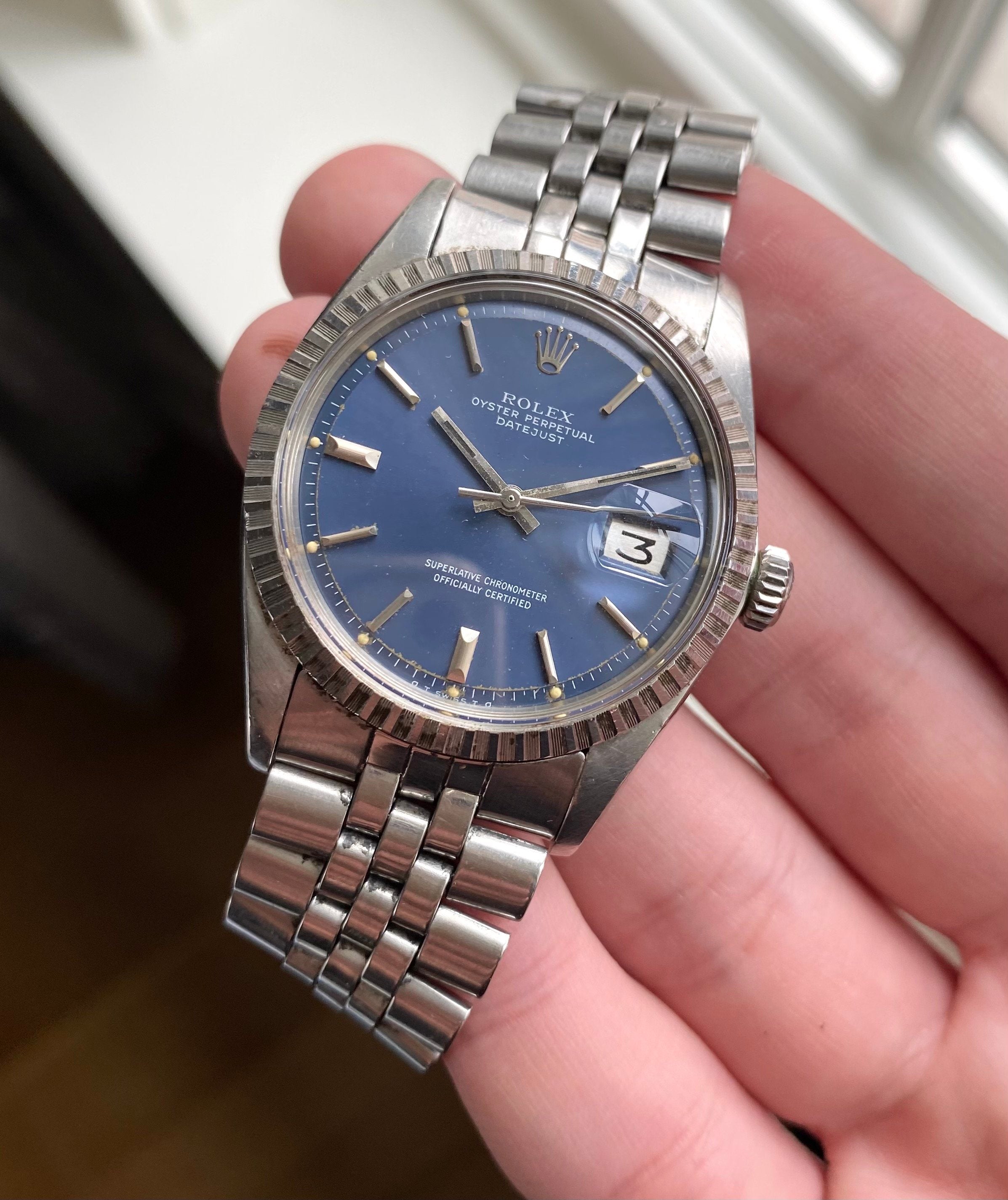 Rolex Datejust ref. 1603 — Blue Sigma