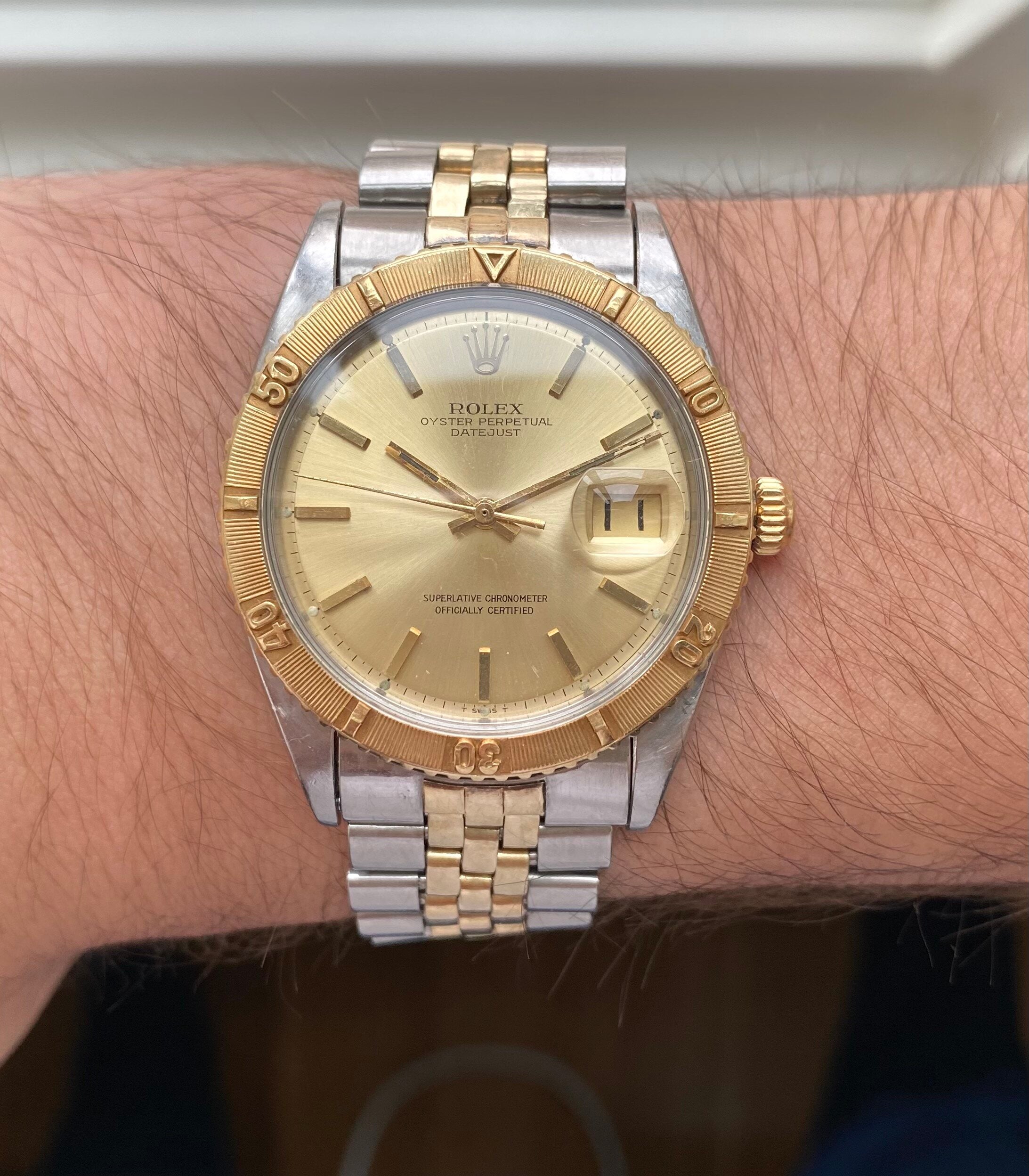 Rolex Datejust ref. 1625 — Two-tone "Thunderbird"