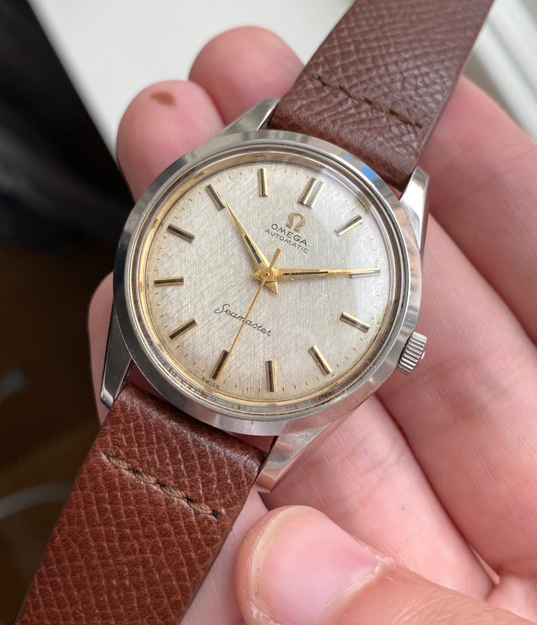 Omega Seamaster — Linen Dial