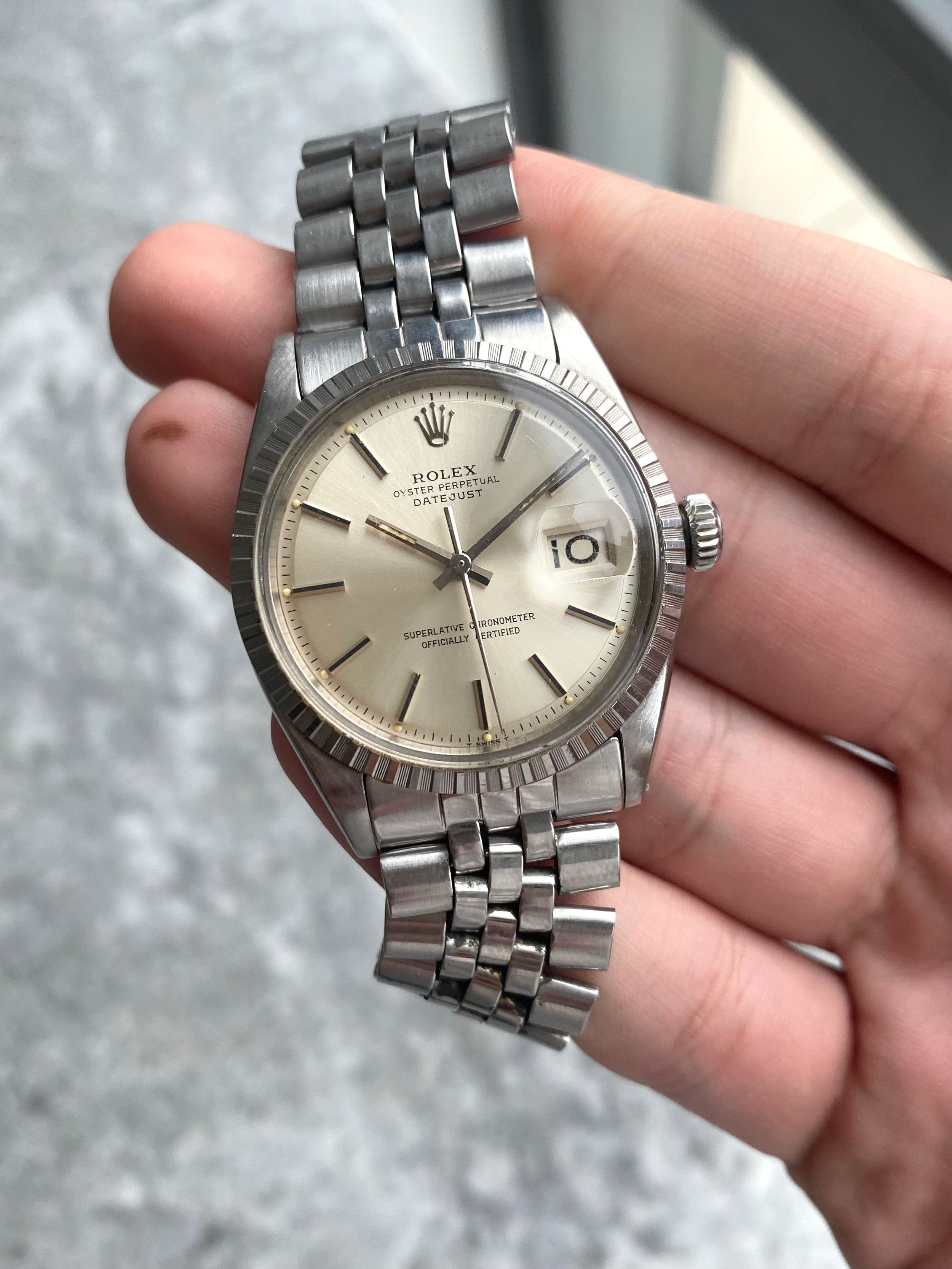 Rolex Datejust 1603 - Silver Dial.