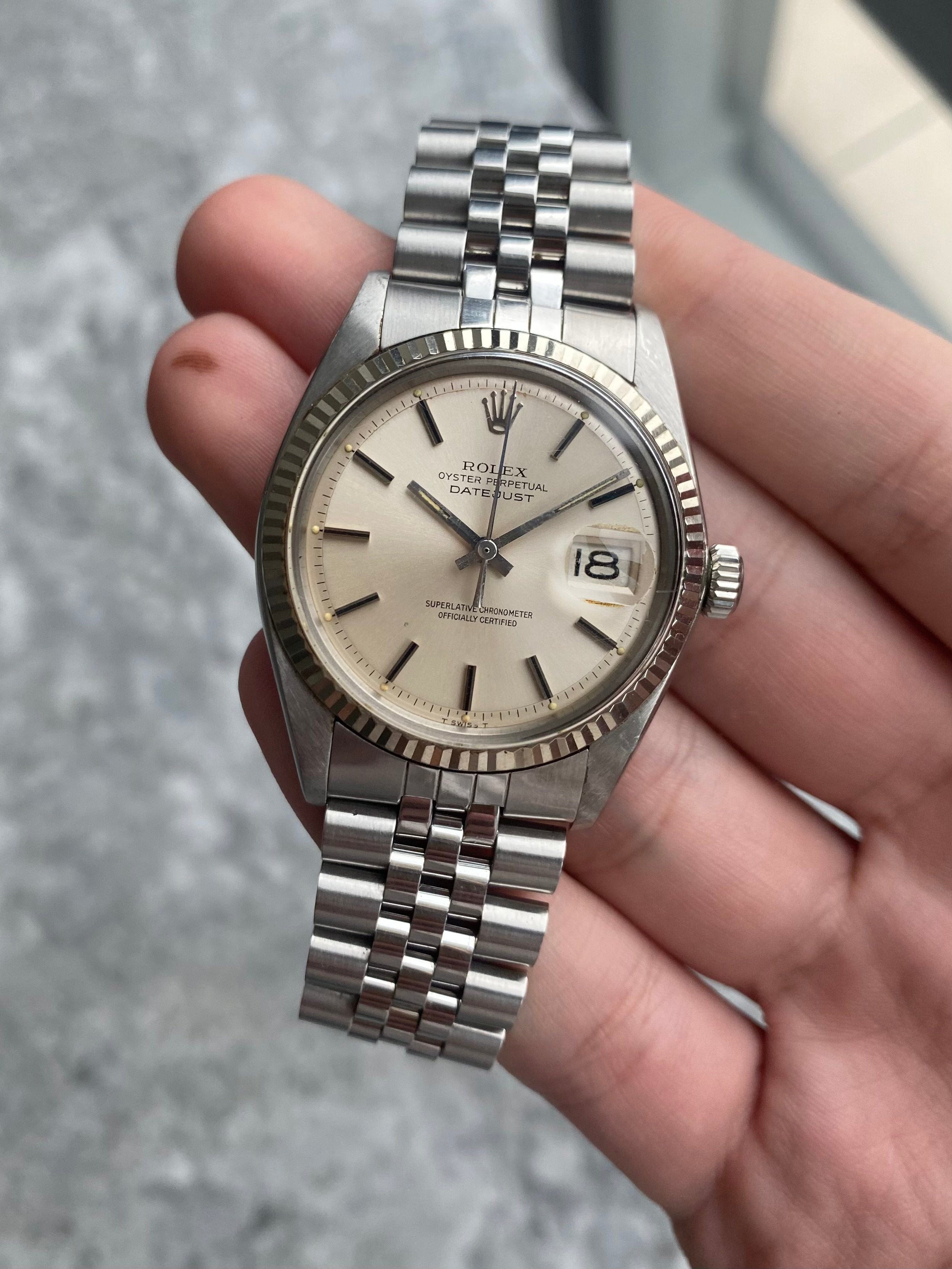 Rolex Datejust 1601 - Silver Dial.