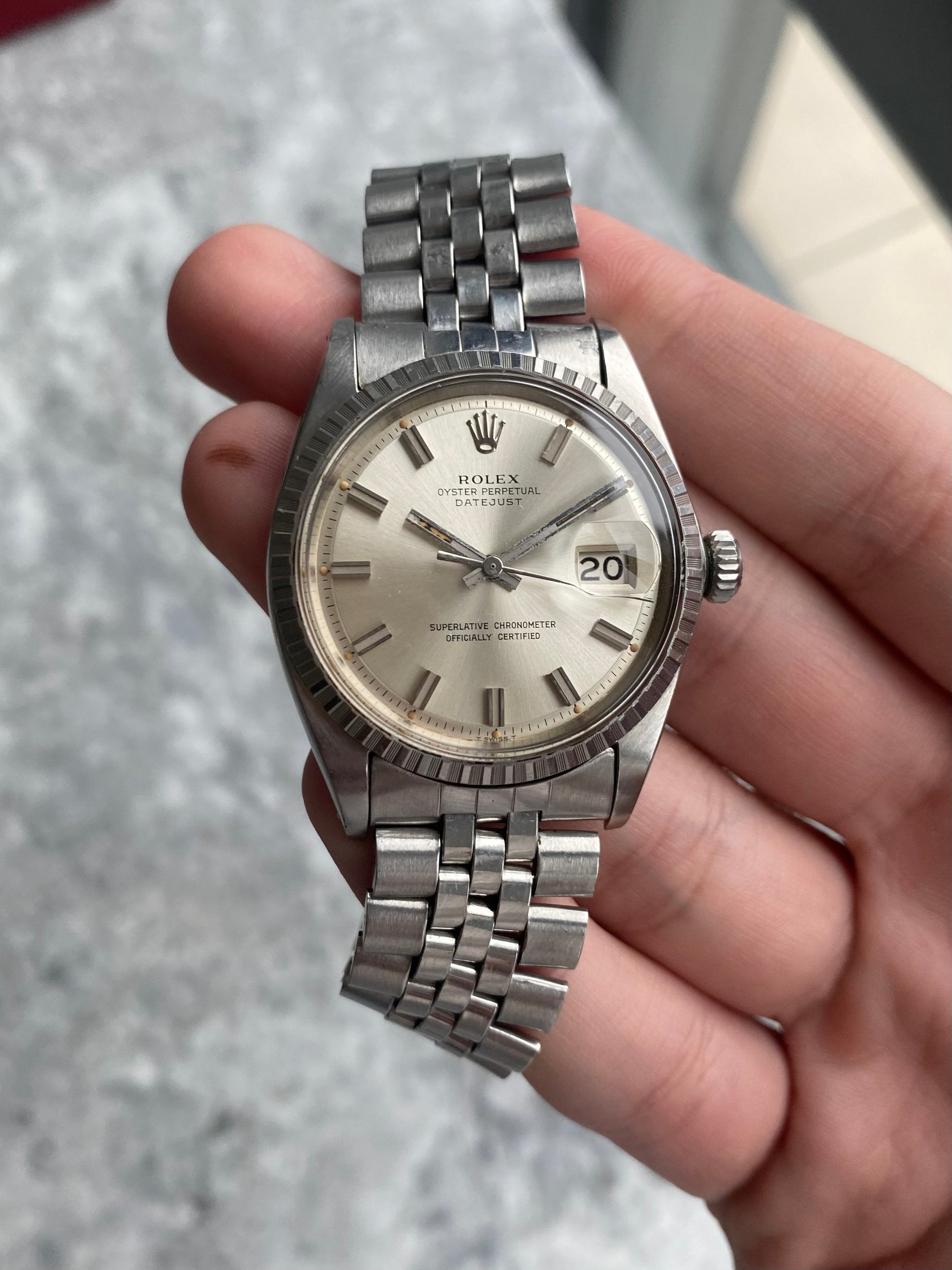 Rolex Datejust 1603 - Wideboy Dial.