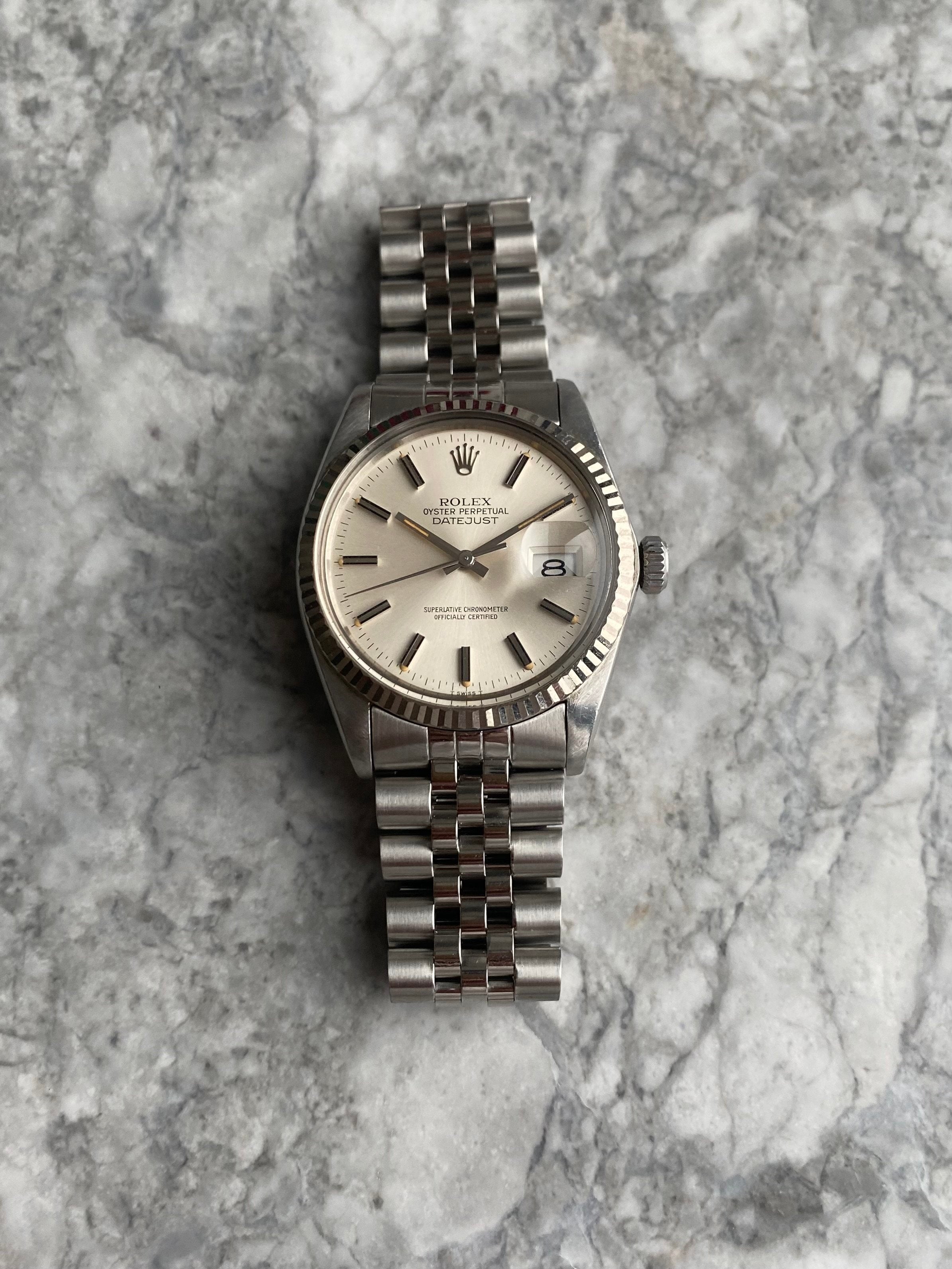 Rolex Datejust 16014 - Silver Dial.