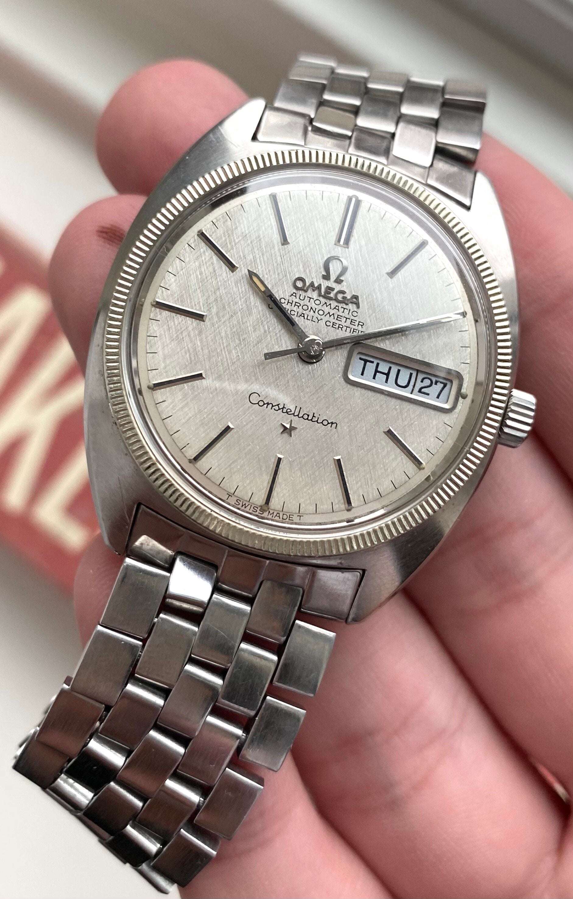 Omega Constellation — Linen Dial