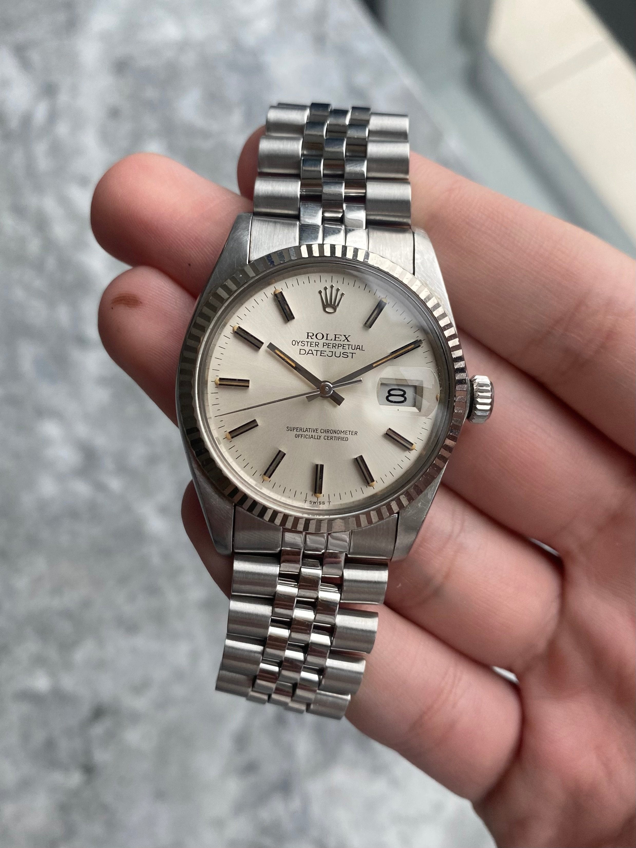 Rolex Datejust 16014 - Silver Dial.