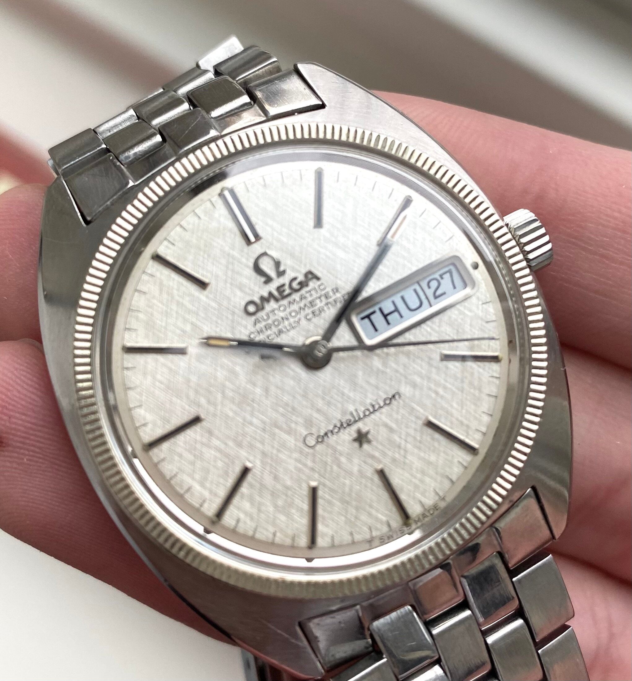 Omega Constellation — Linen Dial