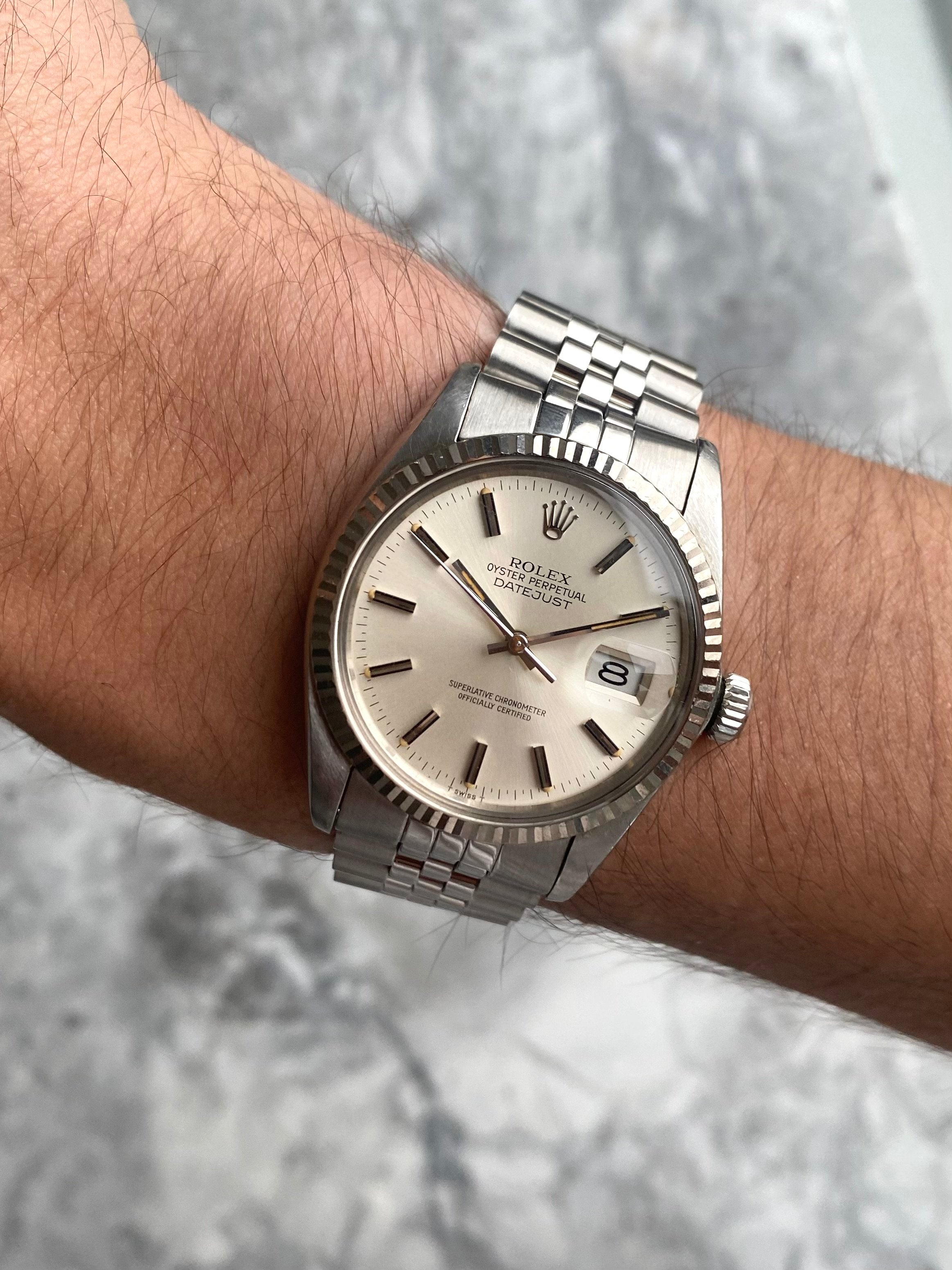 Rolex Datejust 16014 - Silver Dial.