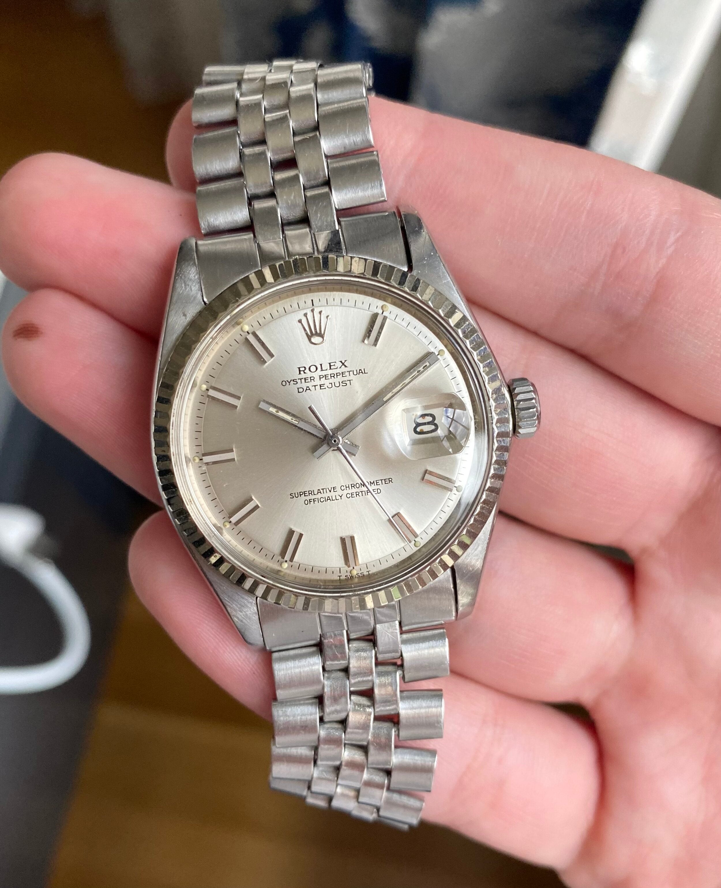 Rolex Datejust ref. 1601 — "Wideboy"