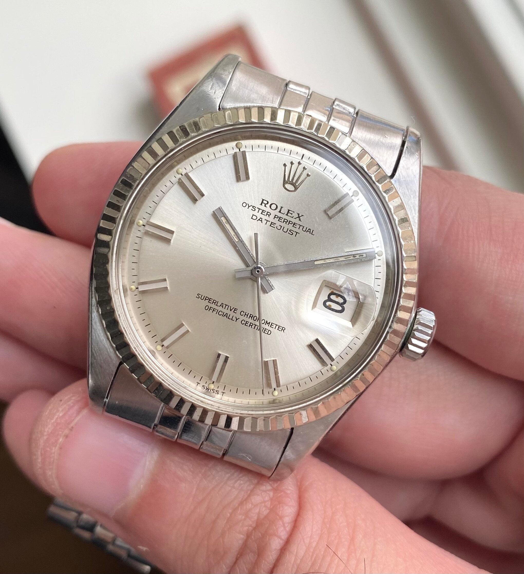 Rolex Datejust ref. 1601 — "Wideboy"