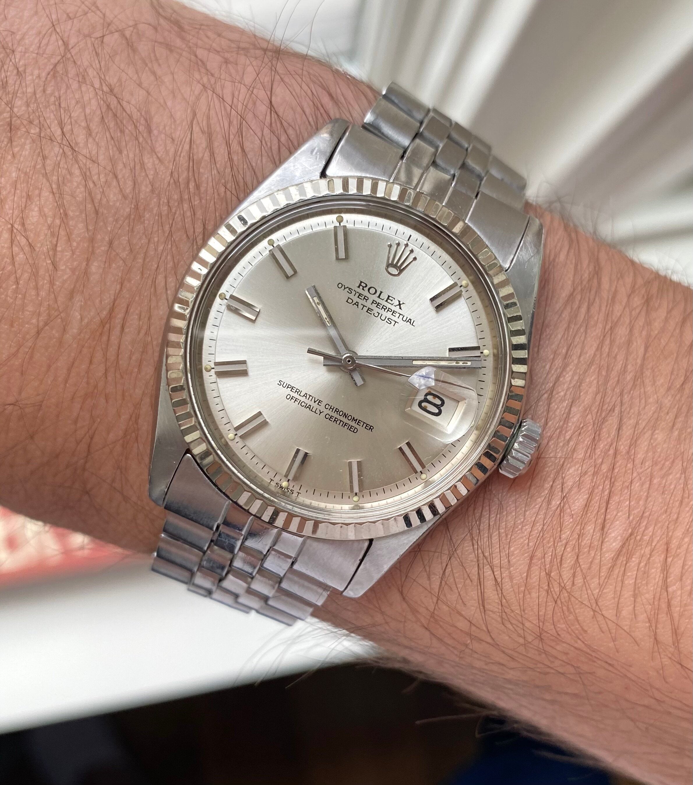 Rolex Datejust ref. 1601 — "Wideboy"