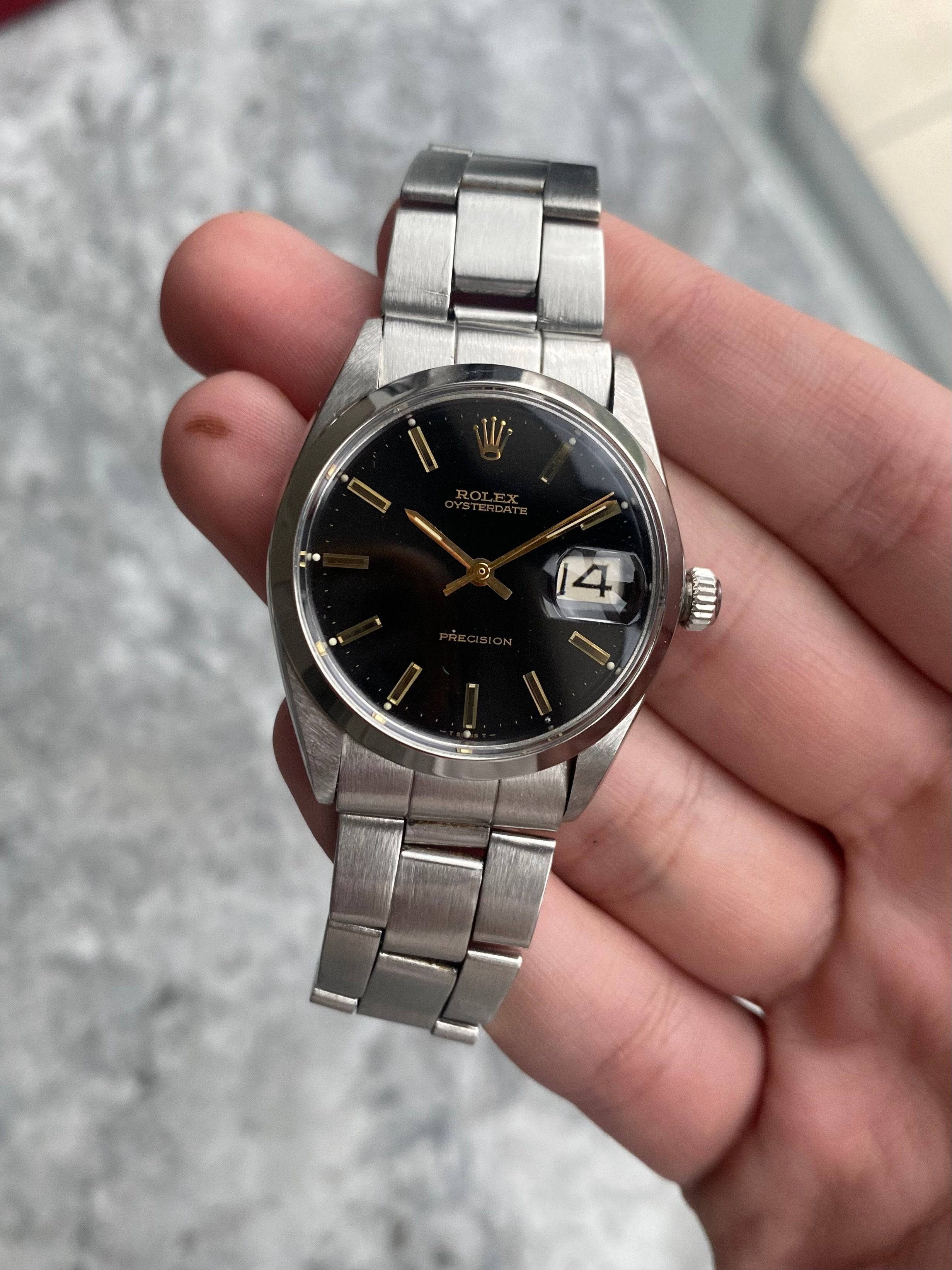 Rolex Precision 6694 - Black Dial.