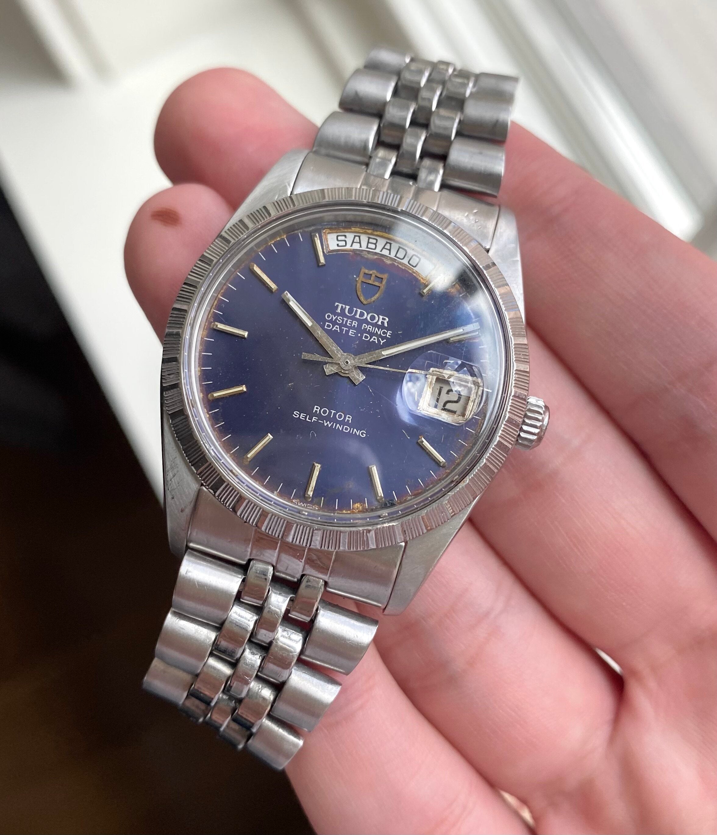 Tudor Oyster Prince Date-day — Blue Dial