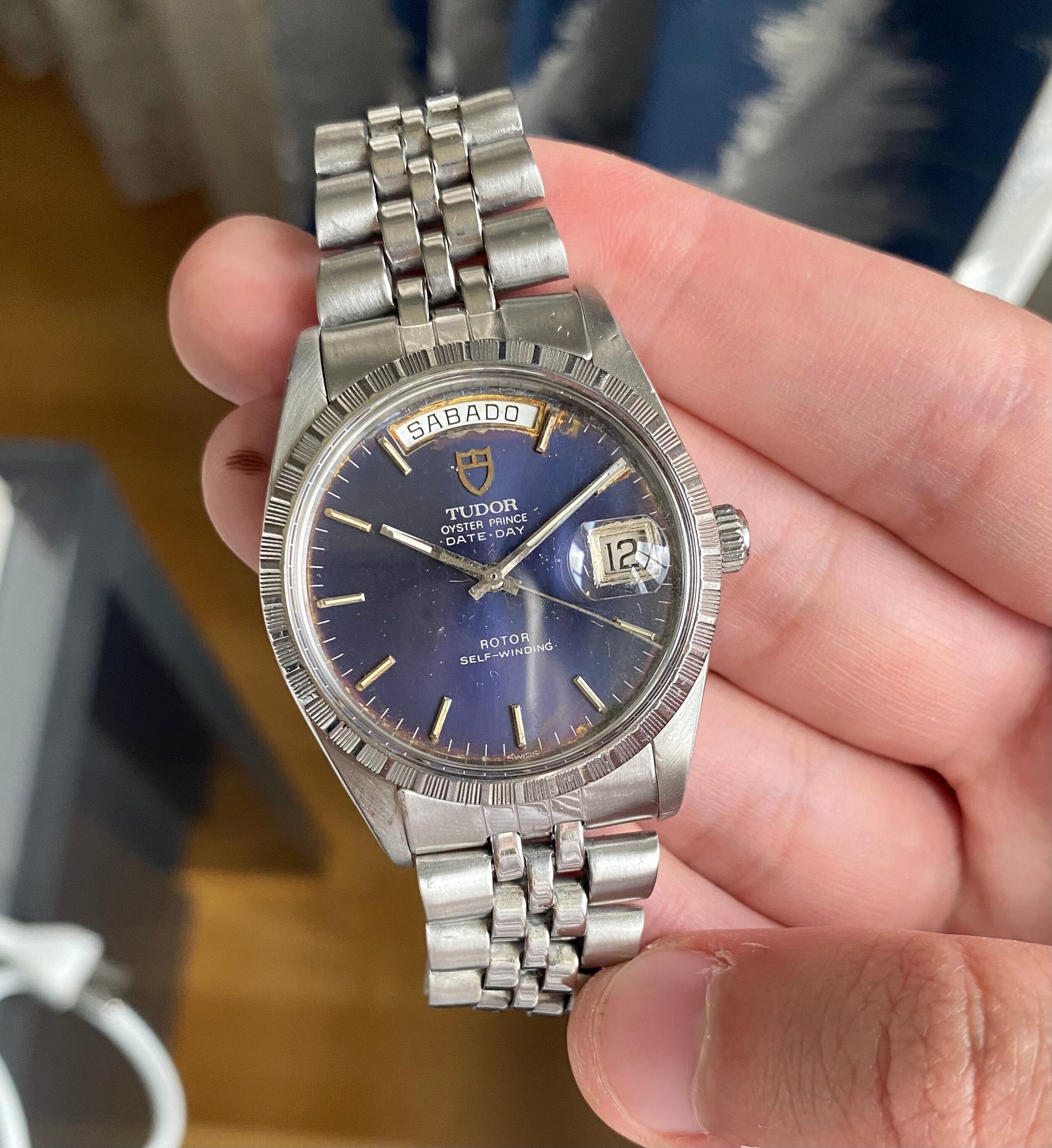 Tudor Oyster Prince Date-day — Blue Dial