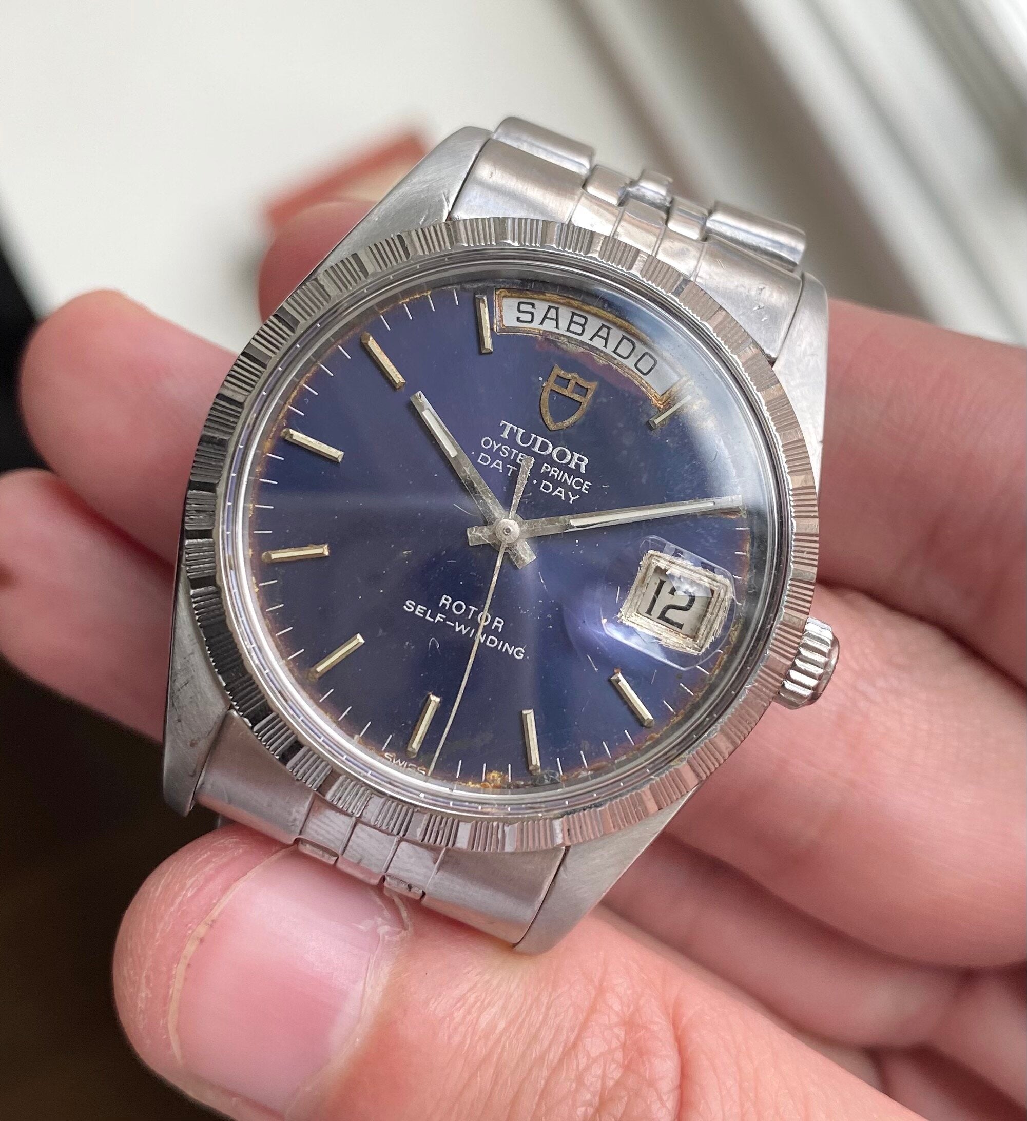 Tudor Oyster Prince Date-day — Blue Dial