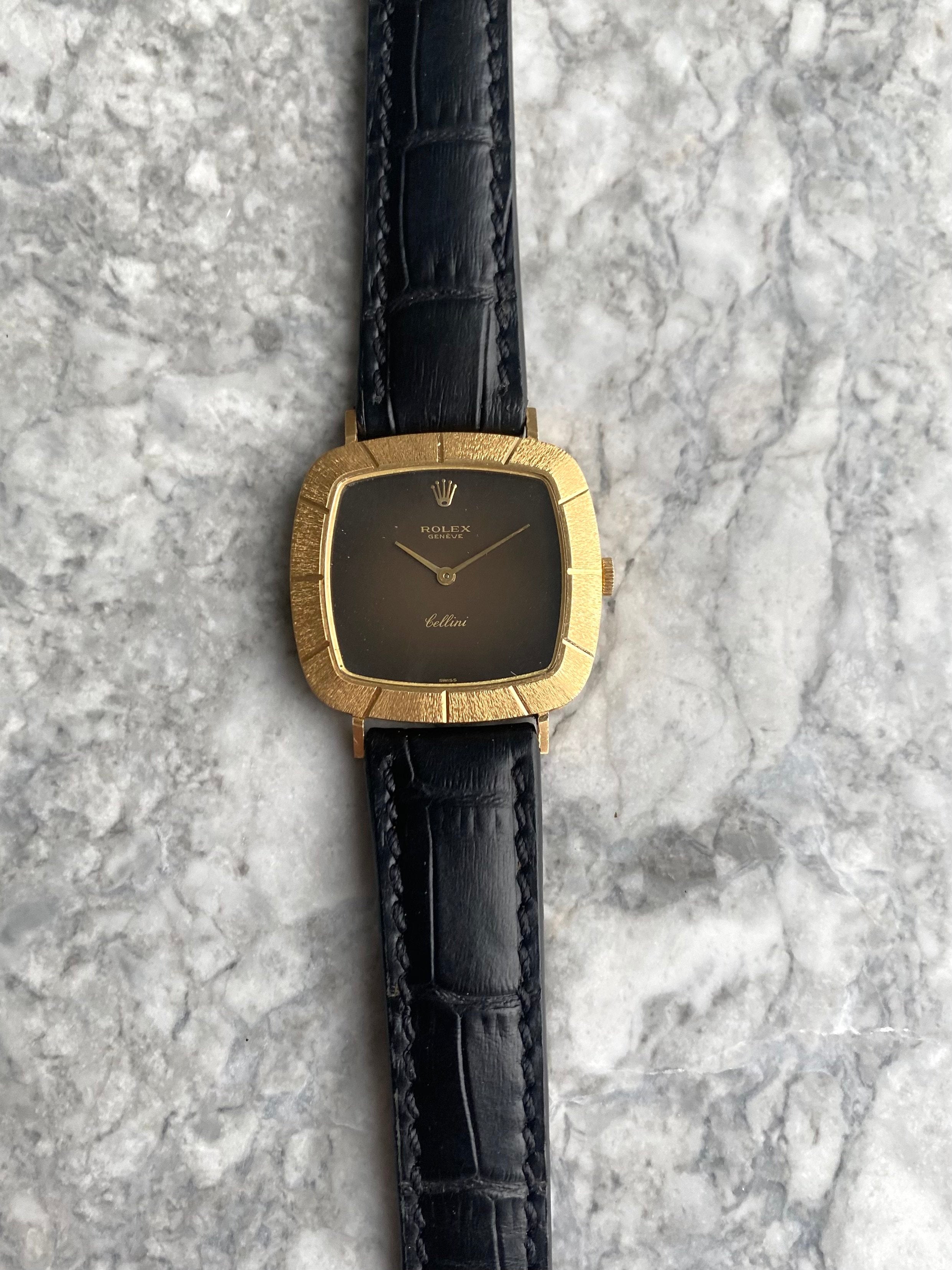 Rolex Cellini - Brown Vignette Dial.