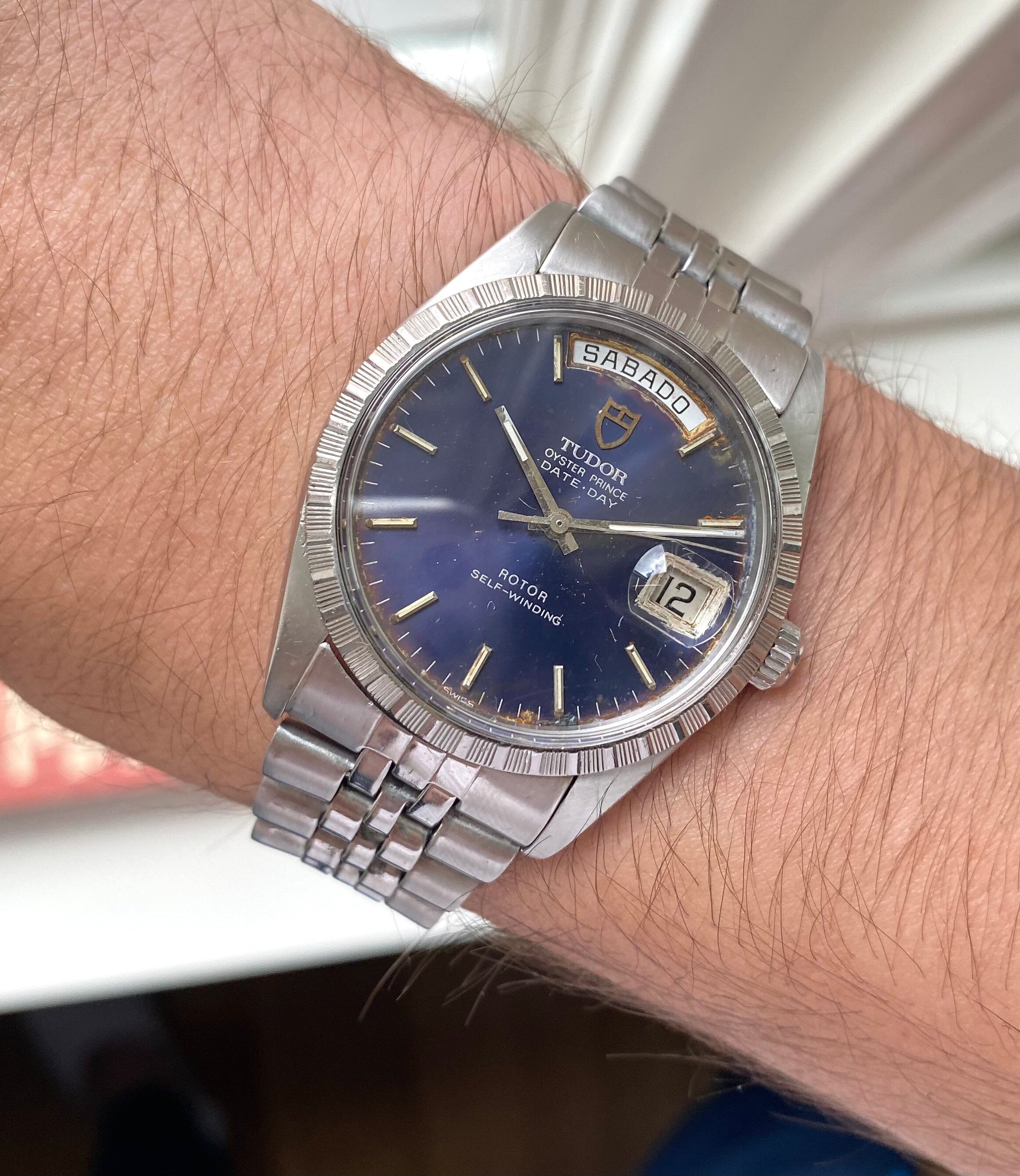 Tudor Oyster Prince Date-day — Blue Dial