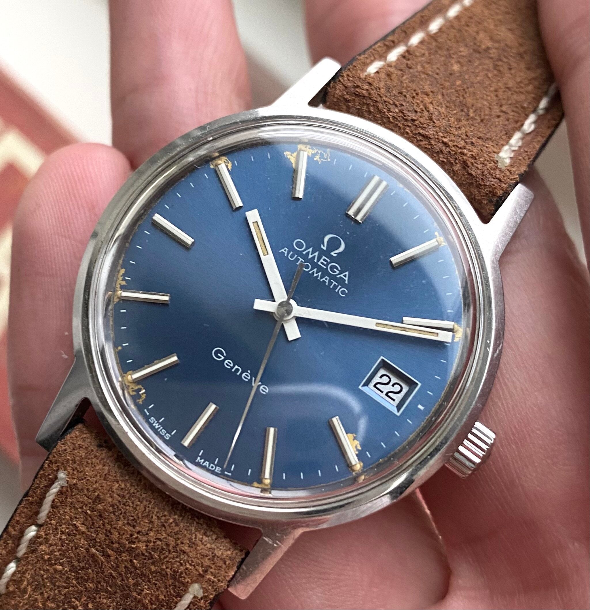 Omega Geneve — Blue Dial