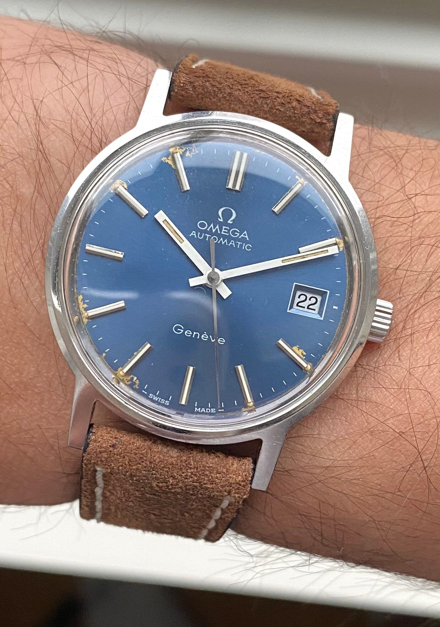 Omega Geneve — Blue Dial