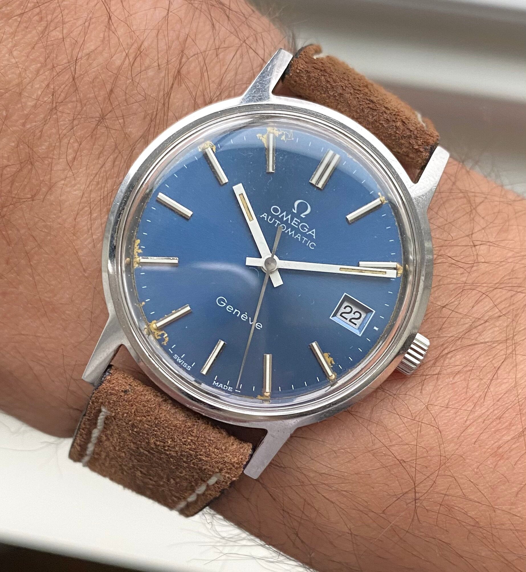 Omega Geneve — Blue Dial