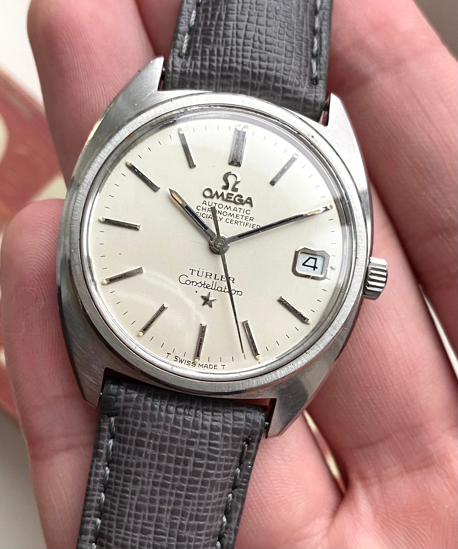 Omega Constellation — "Turler" Signed