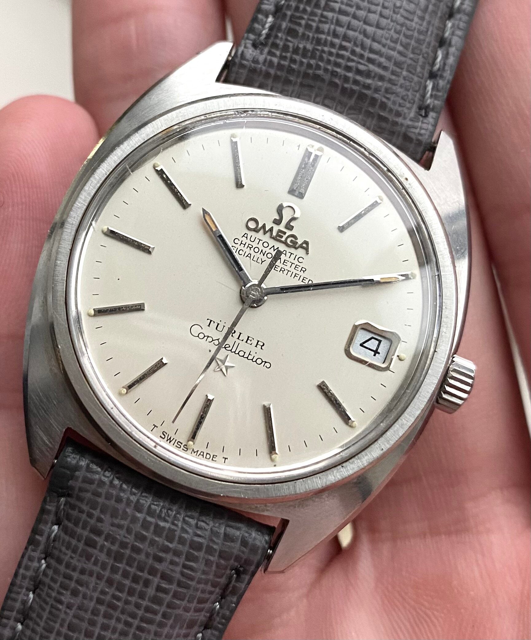 Omega Constellation — "Turler" Signed