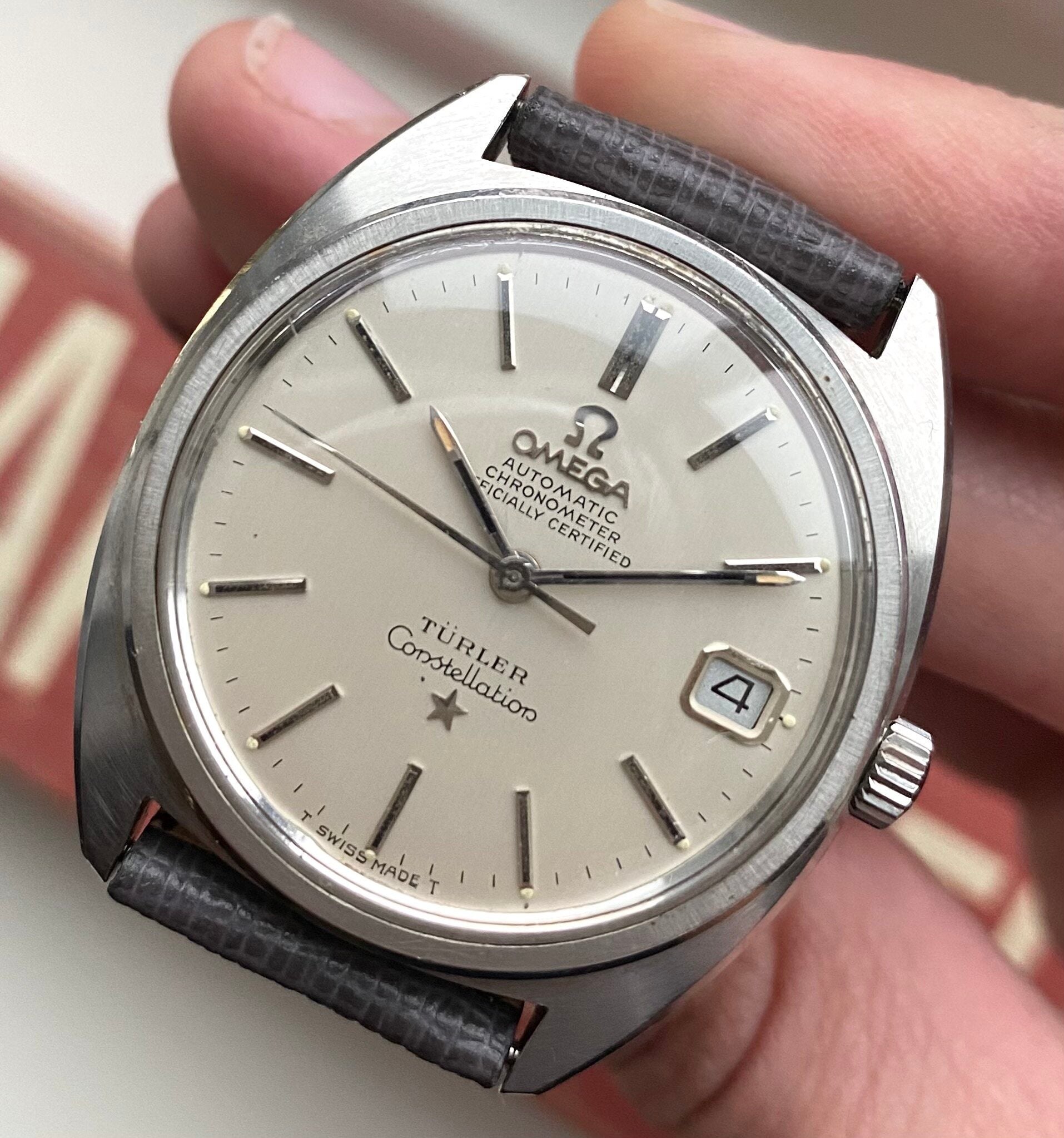 Omega Constellation — "Turler" Signed