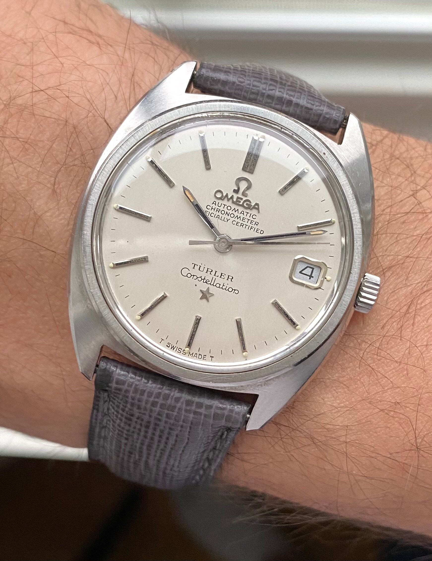 Omega Constellation — "Turler" Signed