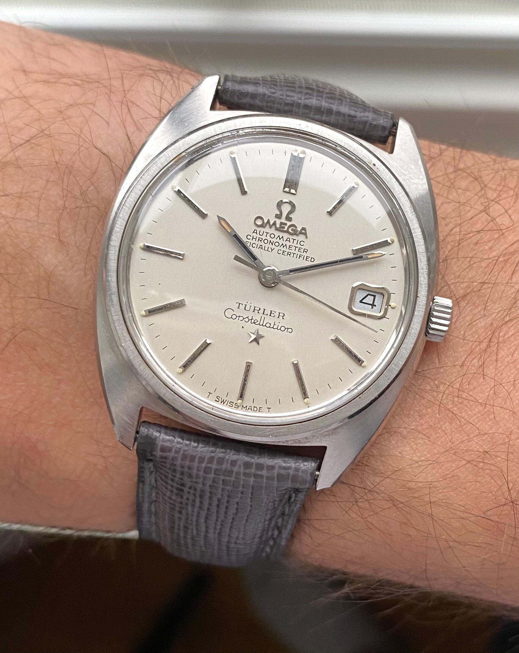 Omega Constellation — "Turler" Signed