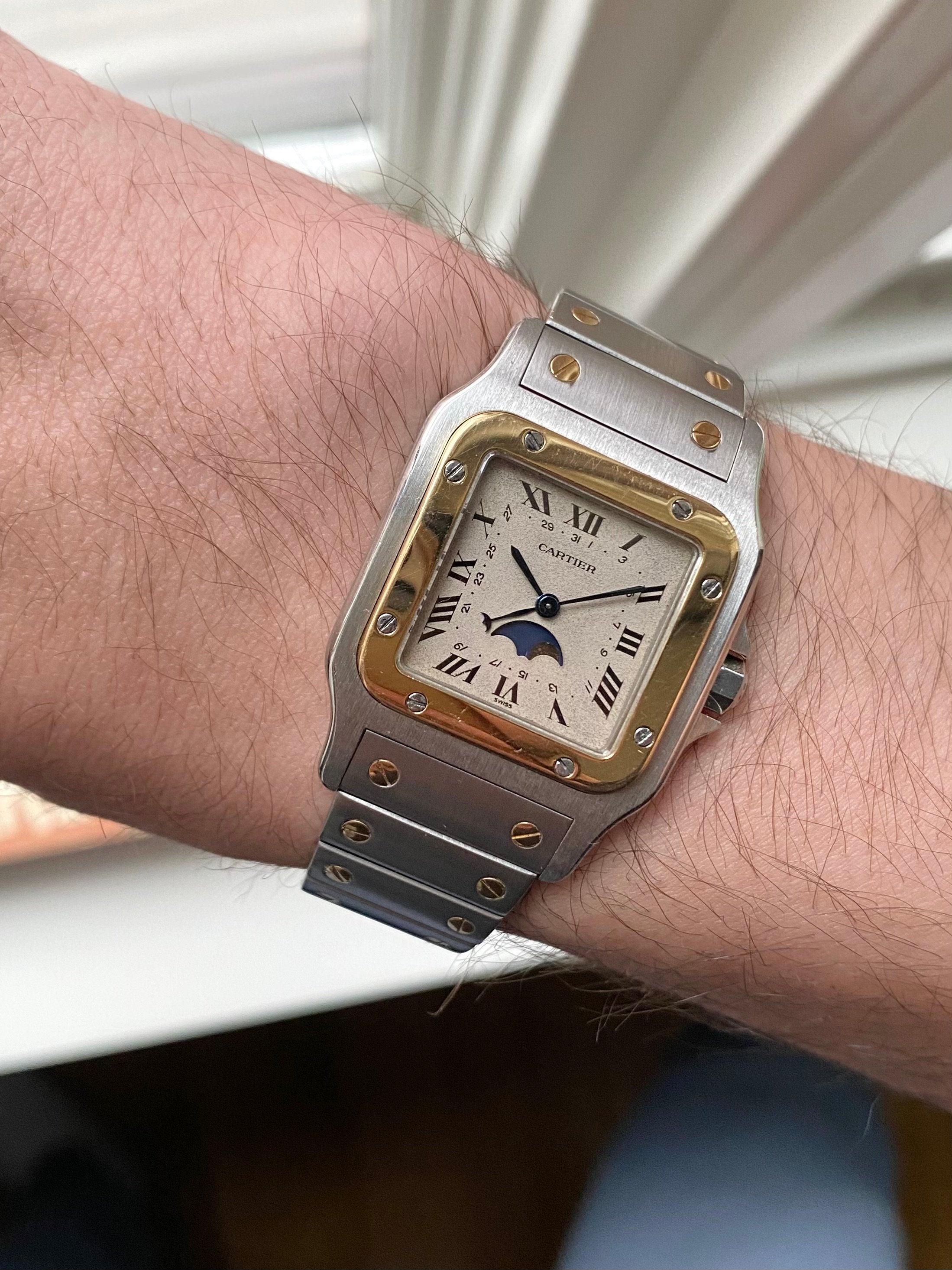 Cartier Santos - Moonphase