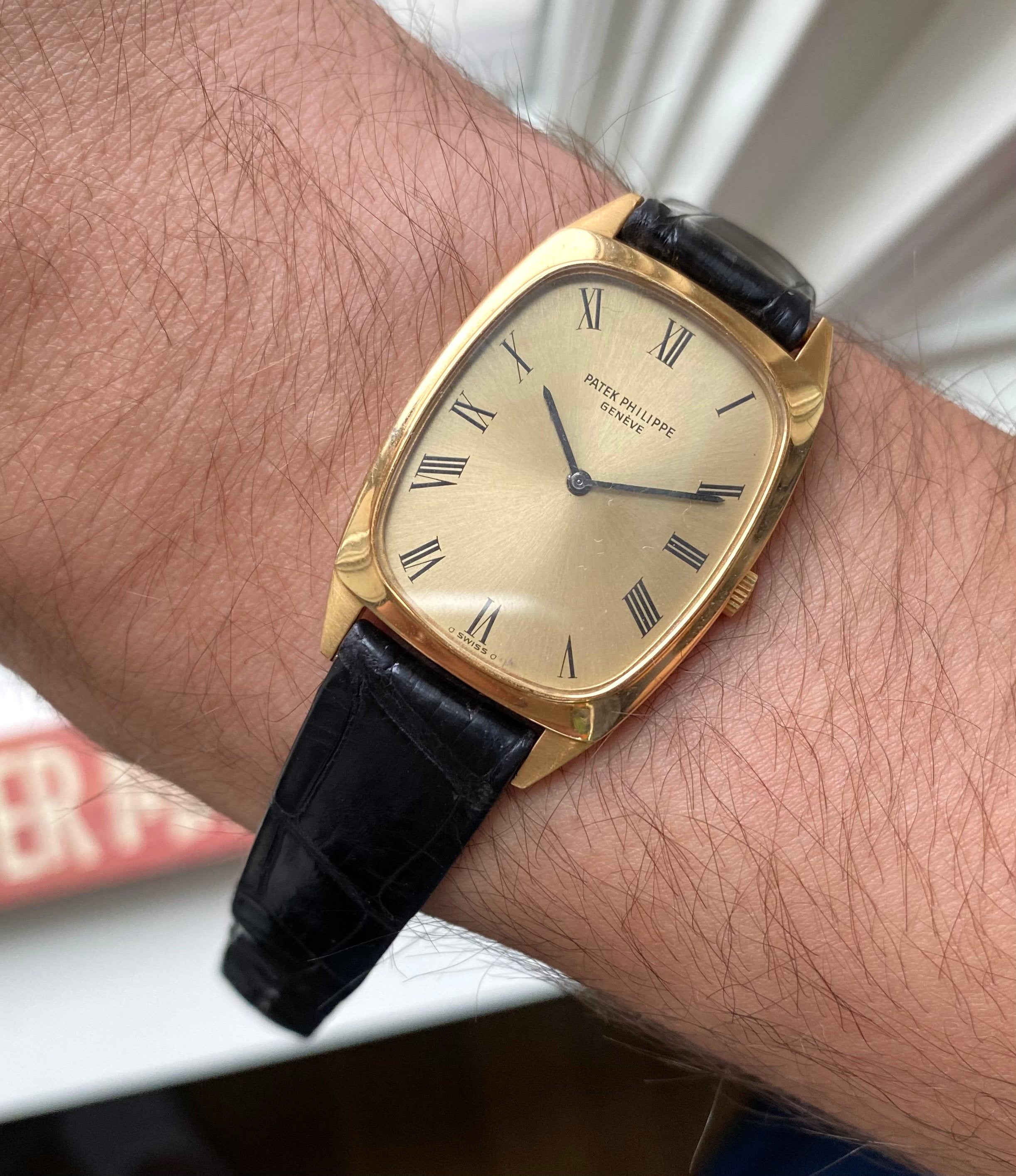 Patek Philippe Tank — 18k Yellow Gold