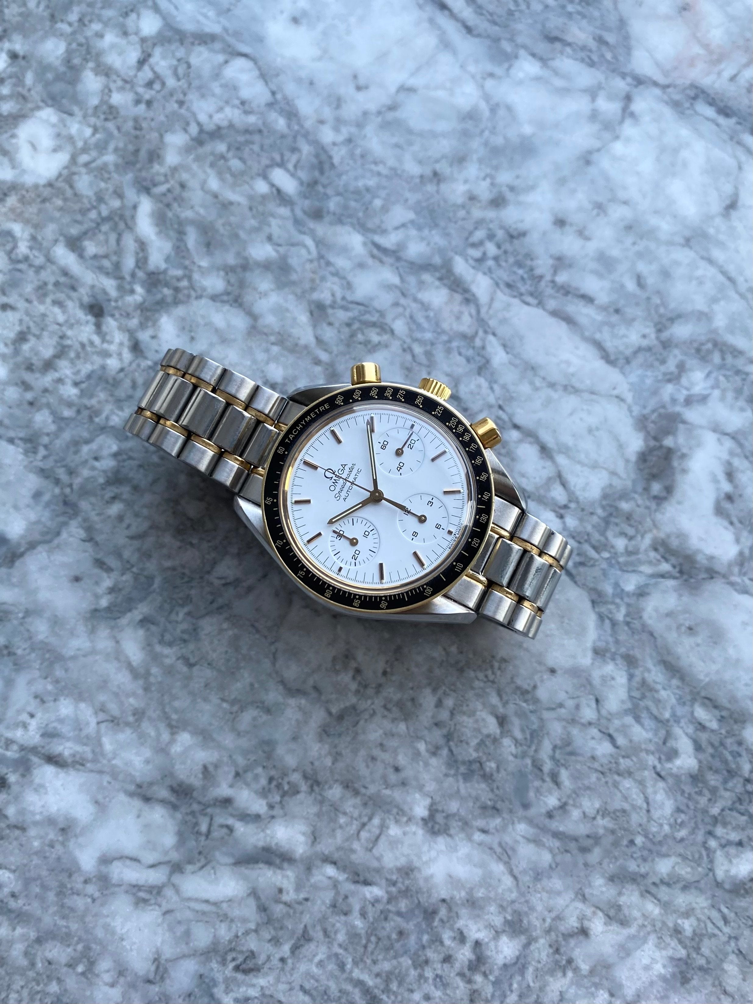 Omega Speedmaster Two Tone - Polar dial.