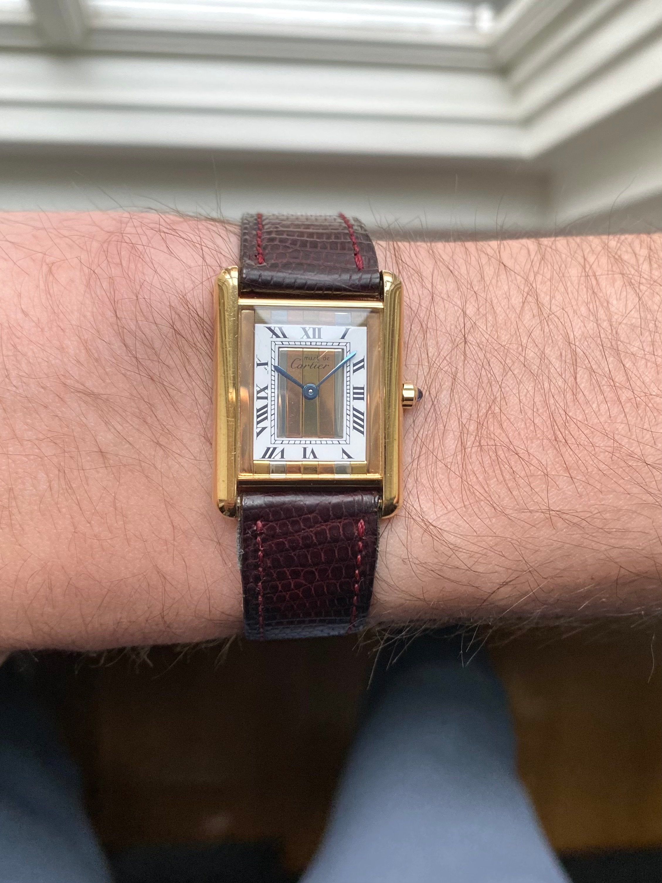 Cartier Tank - White Trinity w/ Box