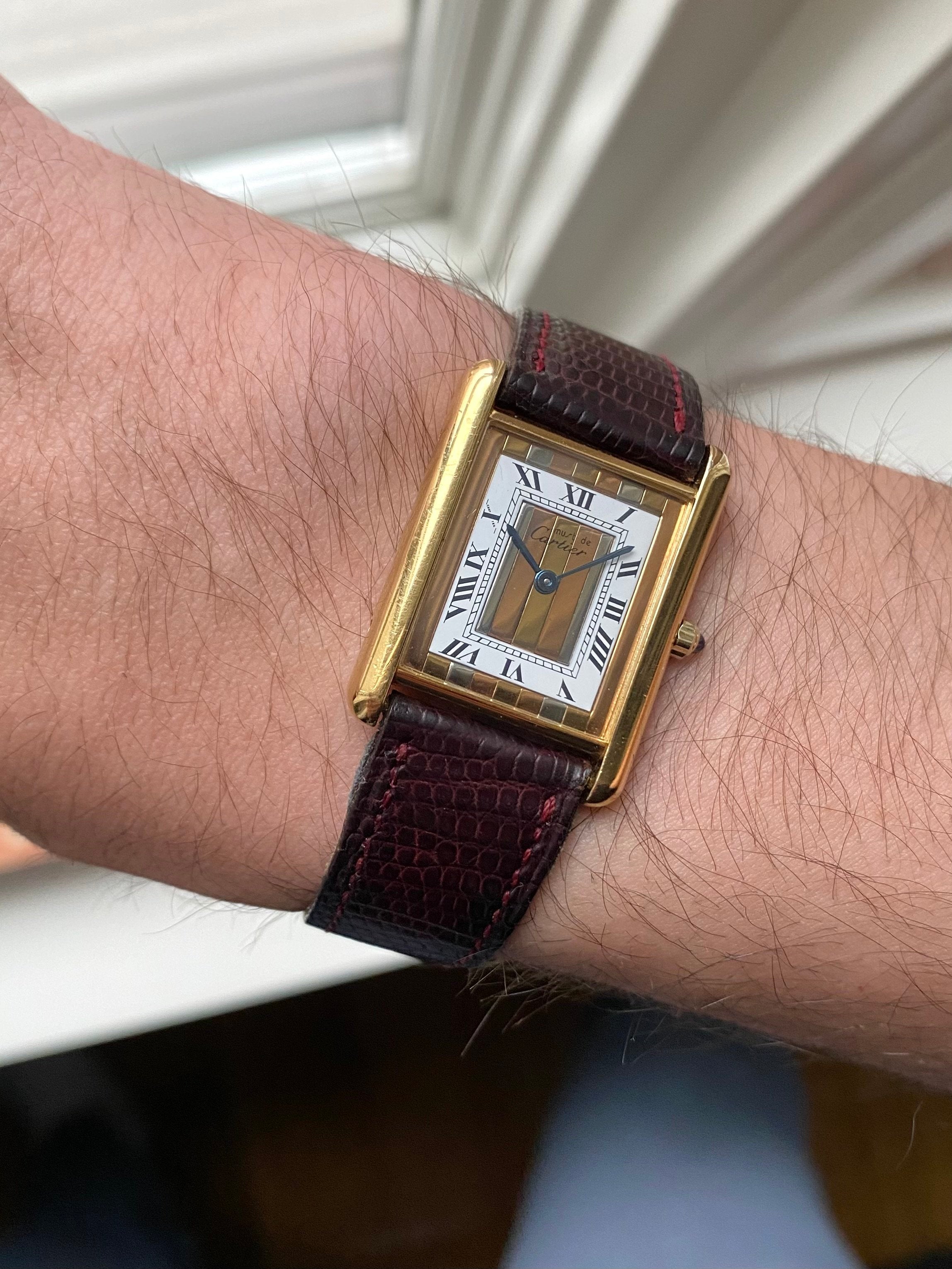 Cartier Tank - White Trinity w/ Box