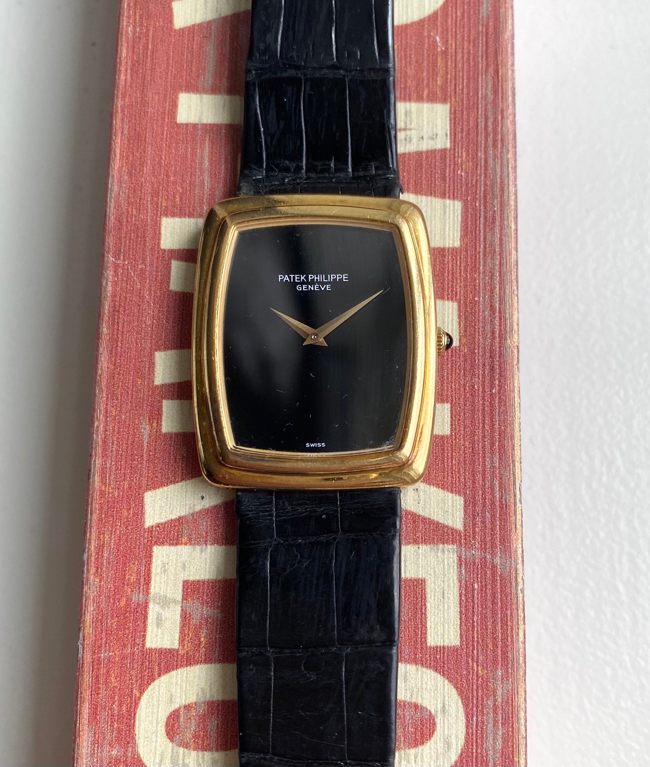 Patek Philippe Tank — 18k Yellow Gold Oversized