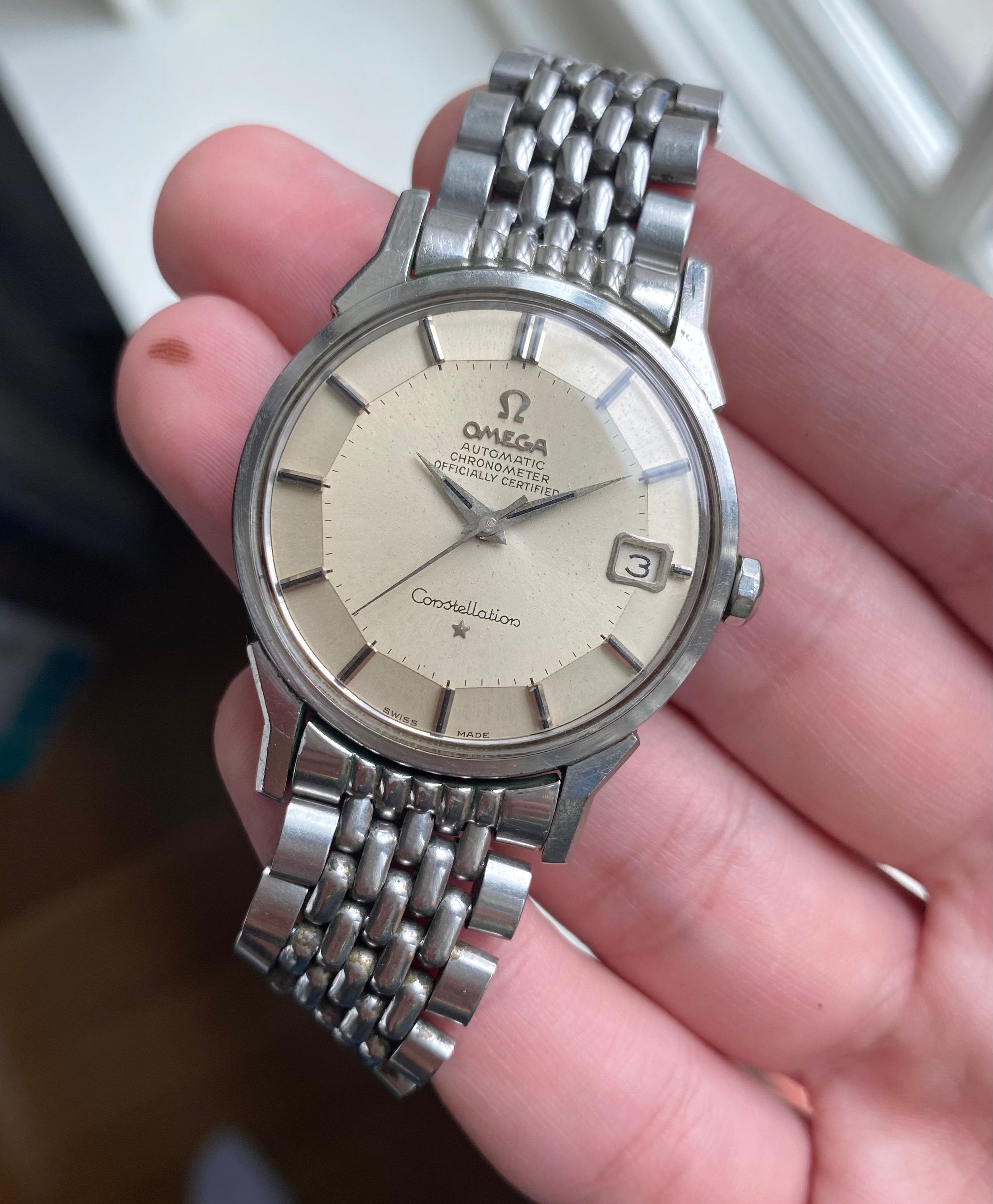 Omega Constellation — Pie Pan Dial