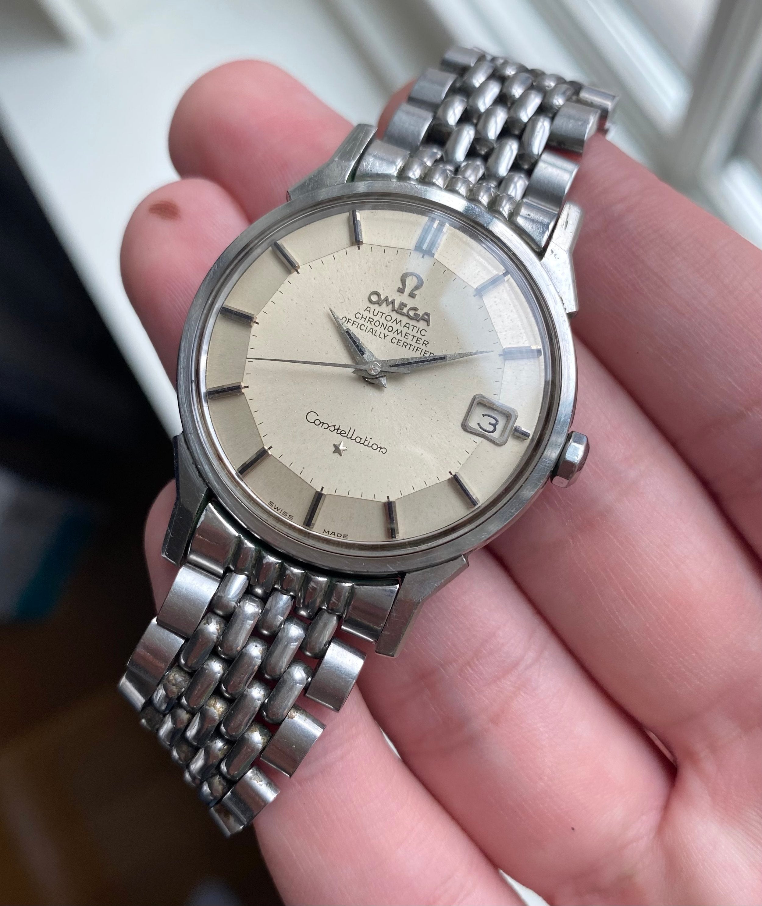 Omega Constellation — Pie Pan Dial