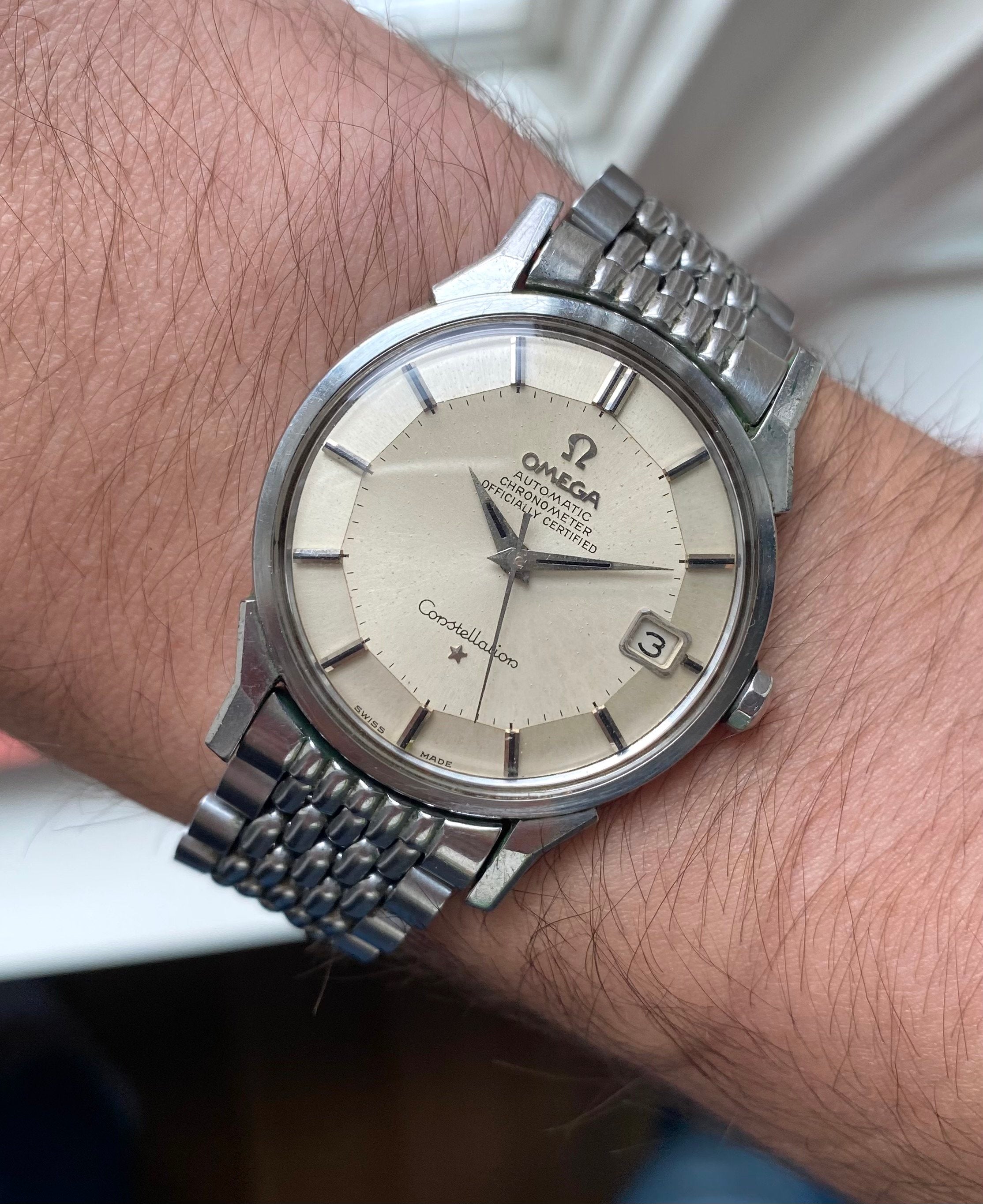 Omega Constellation — Pie Pan Dial