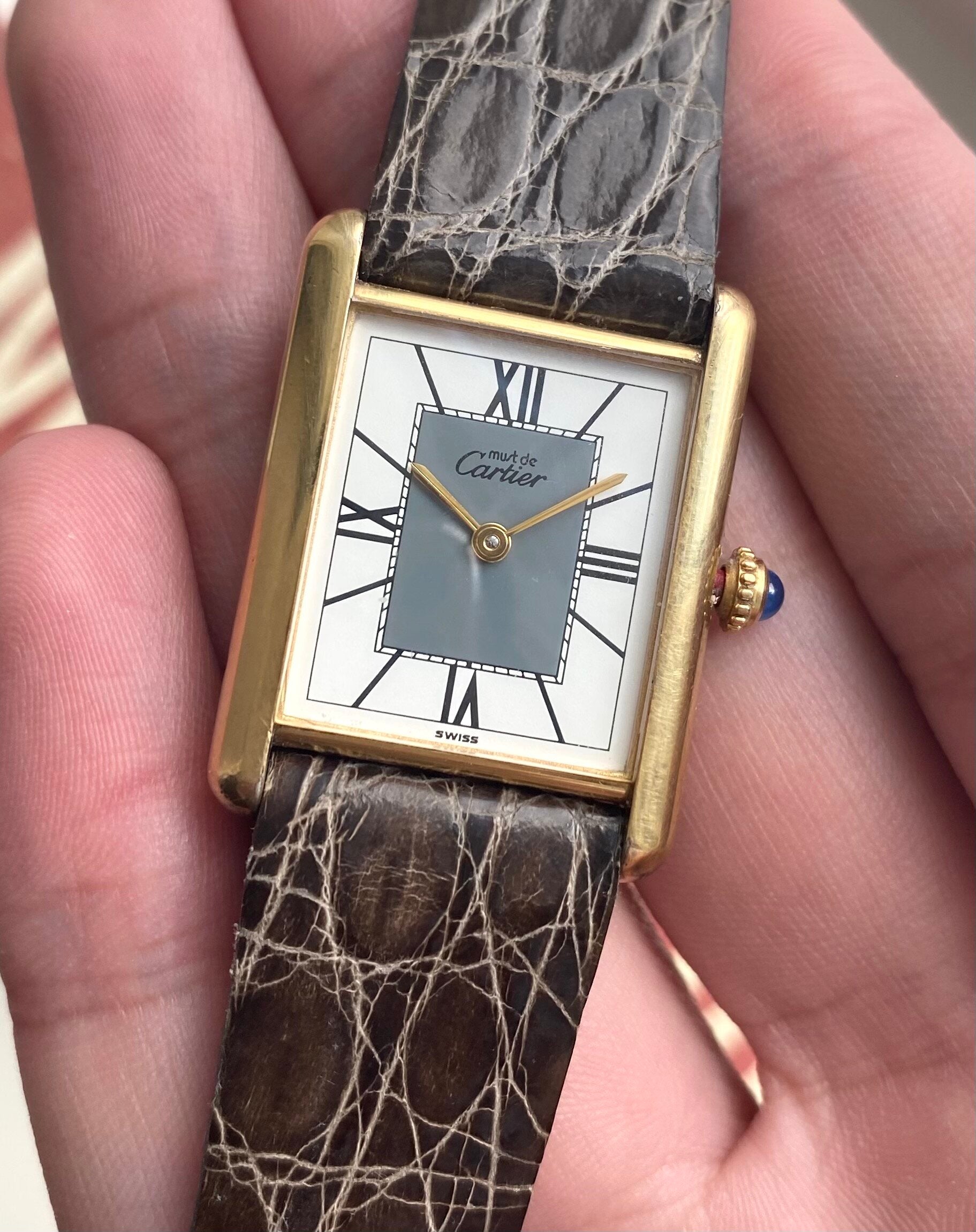 Must de Cartier Tank — Two-Tone Dial