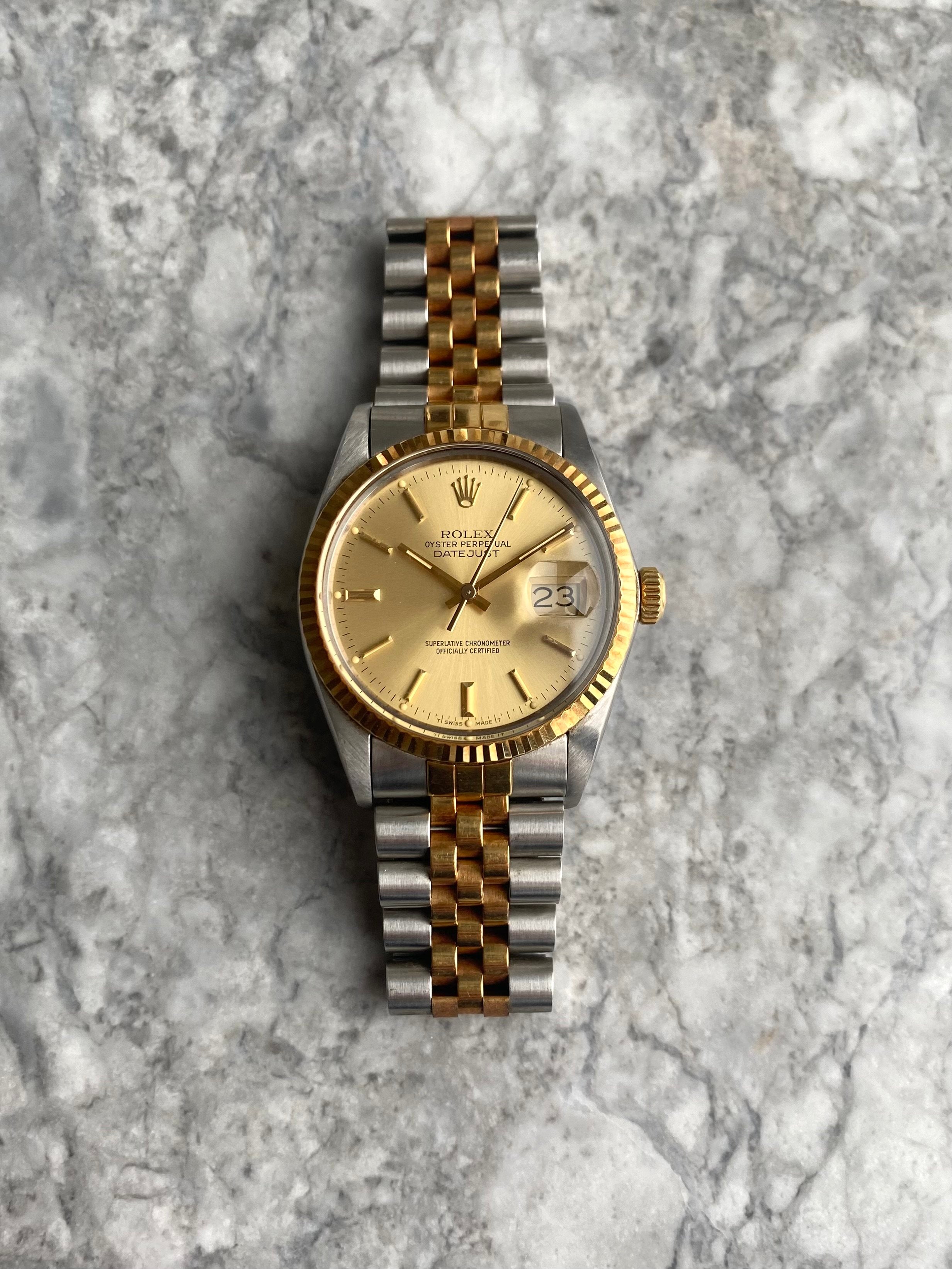 Rolex Datejust 16013 - Champagne Dial.