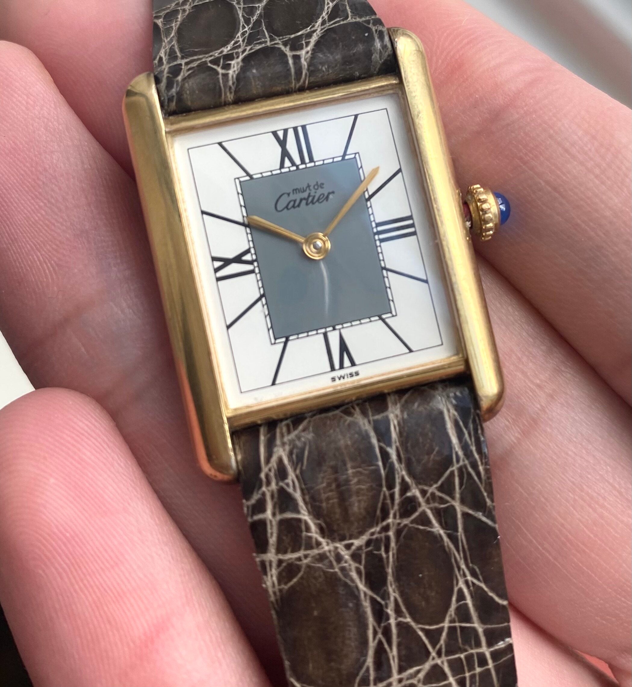 Must de Cartier Tank — Two-Tone Dial