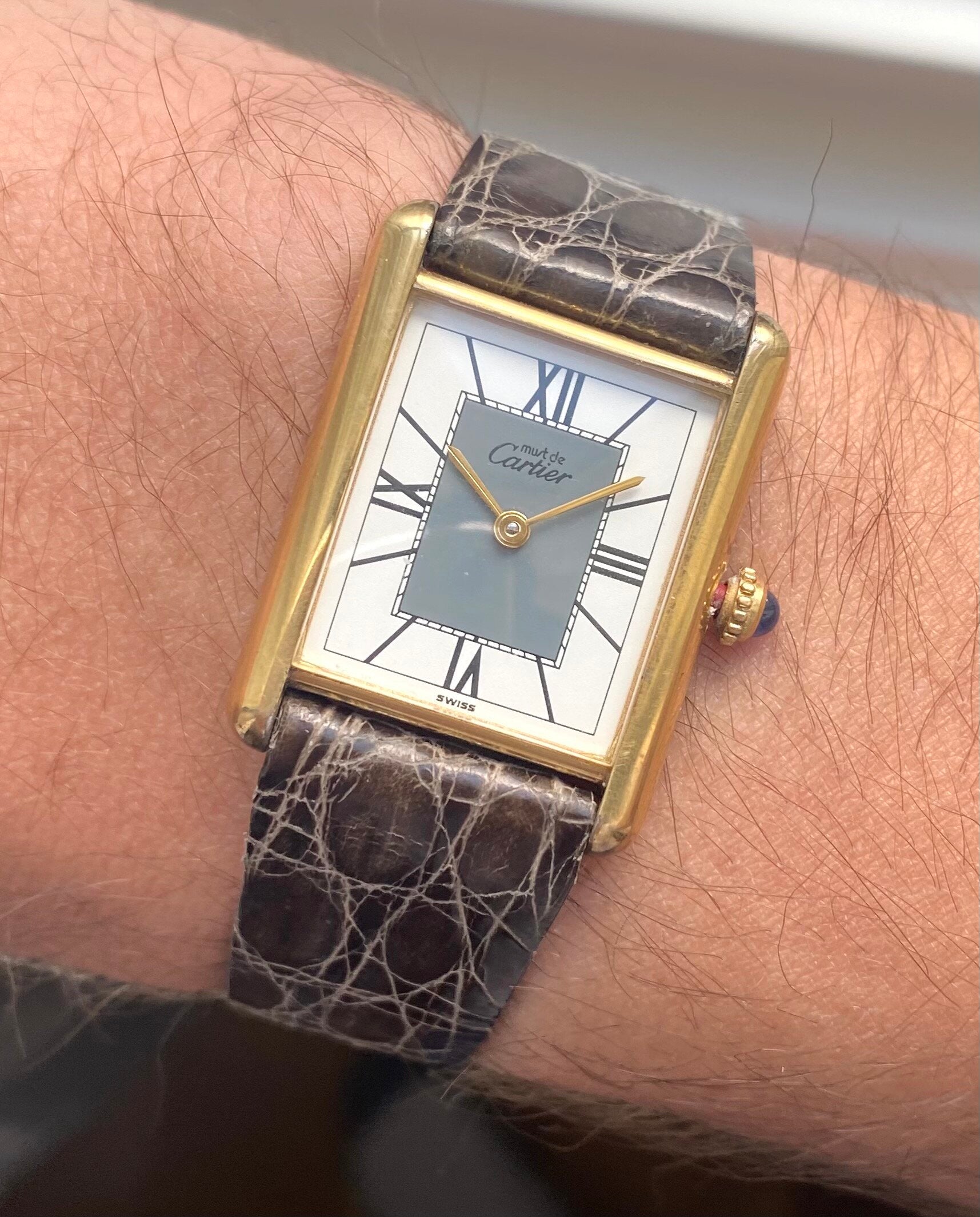 Must de Cartier Tank — Two-Tone Dial